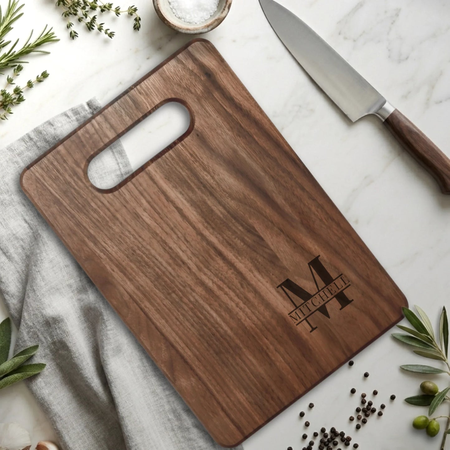 Rectangle Cutting Board Walnut for TIB