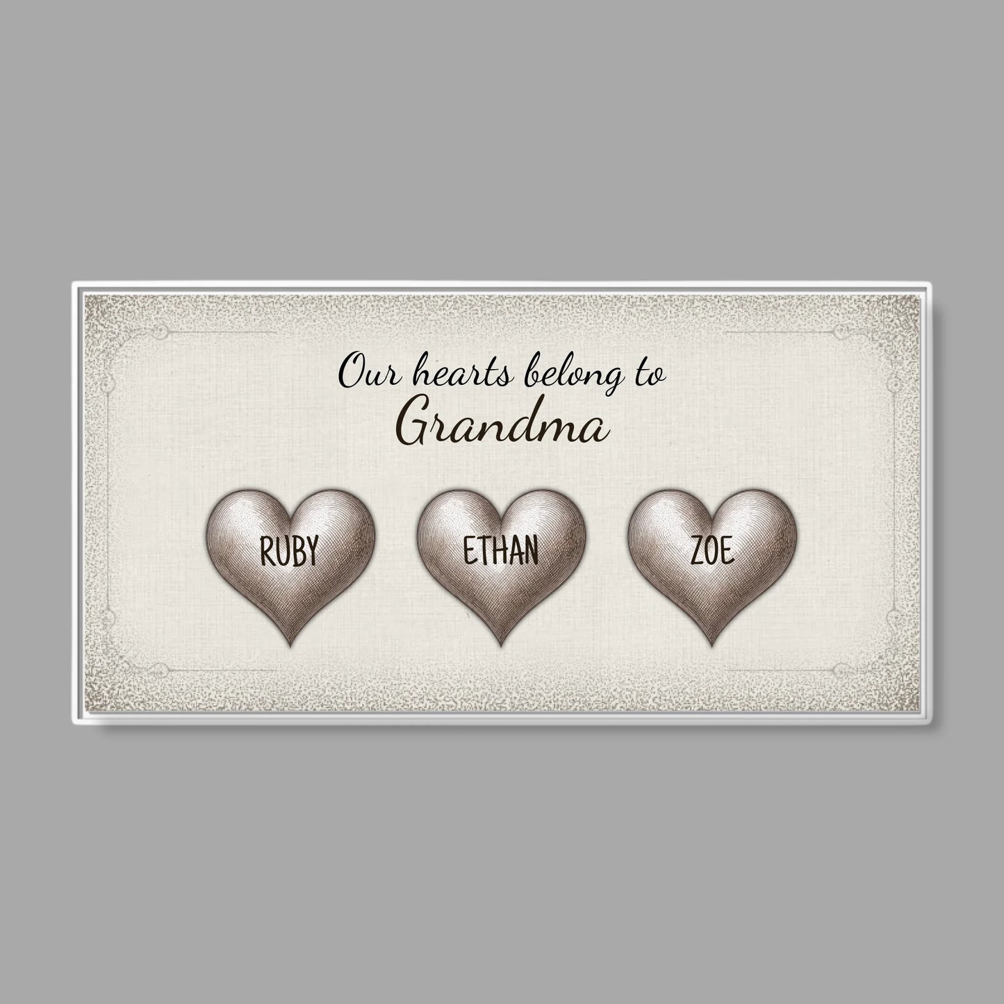 White Frame Wide Format 2.1 Canvas for TIB