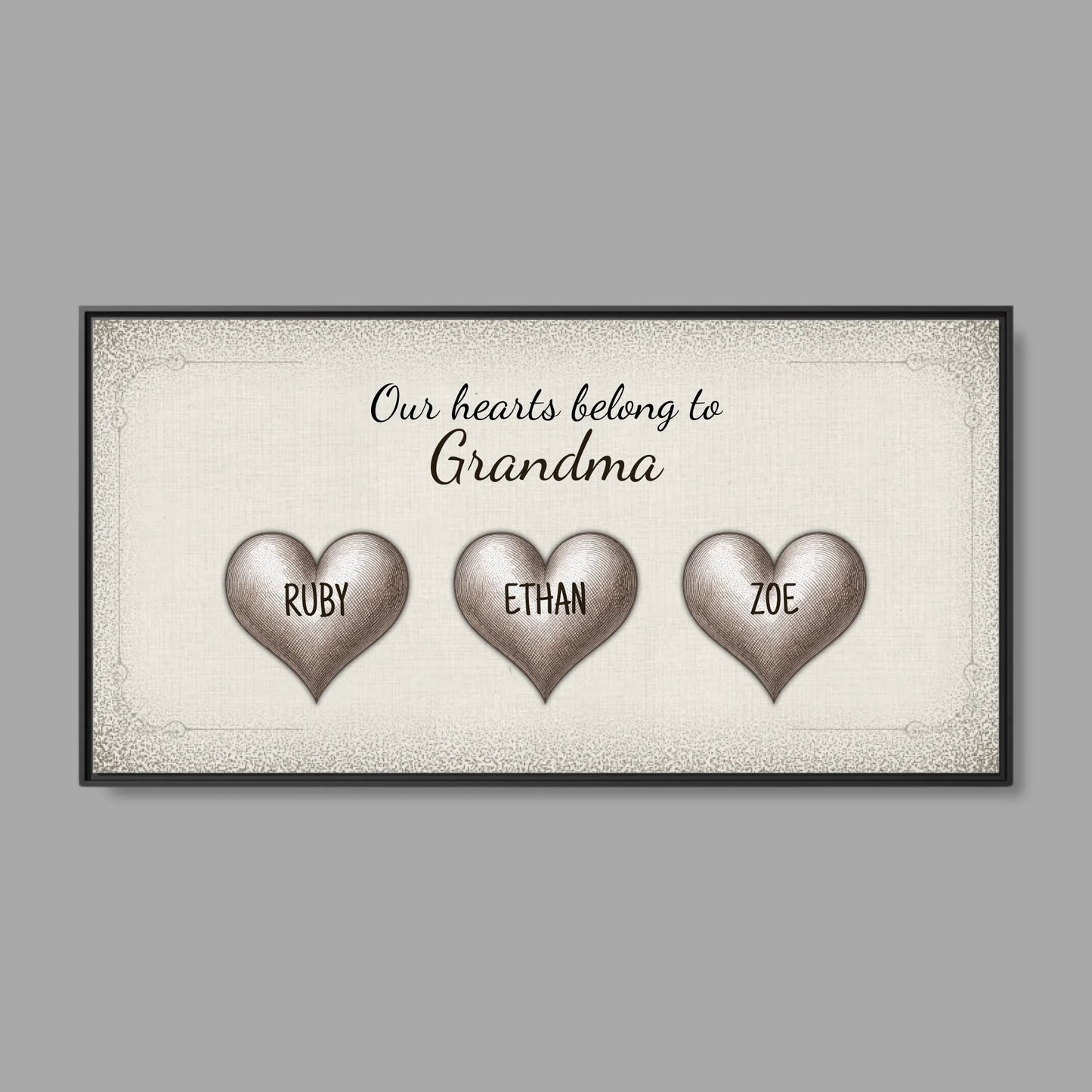Black Frame Wide Format 2.1 Canvas for TIB