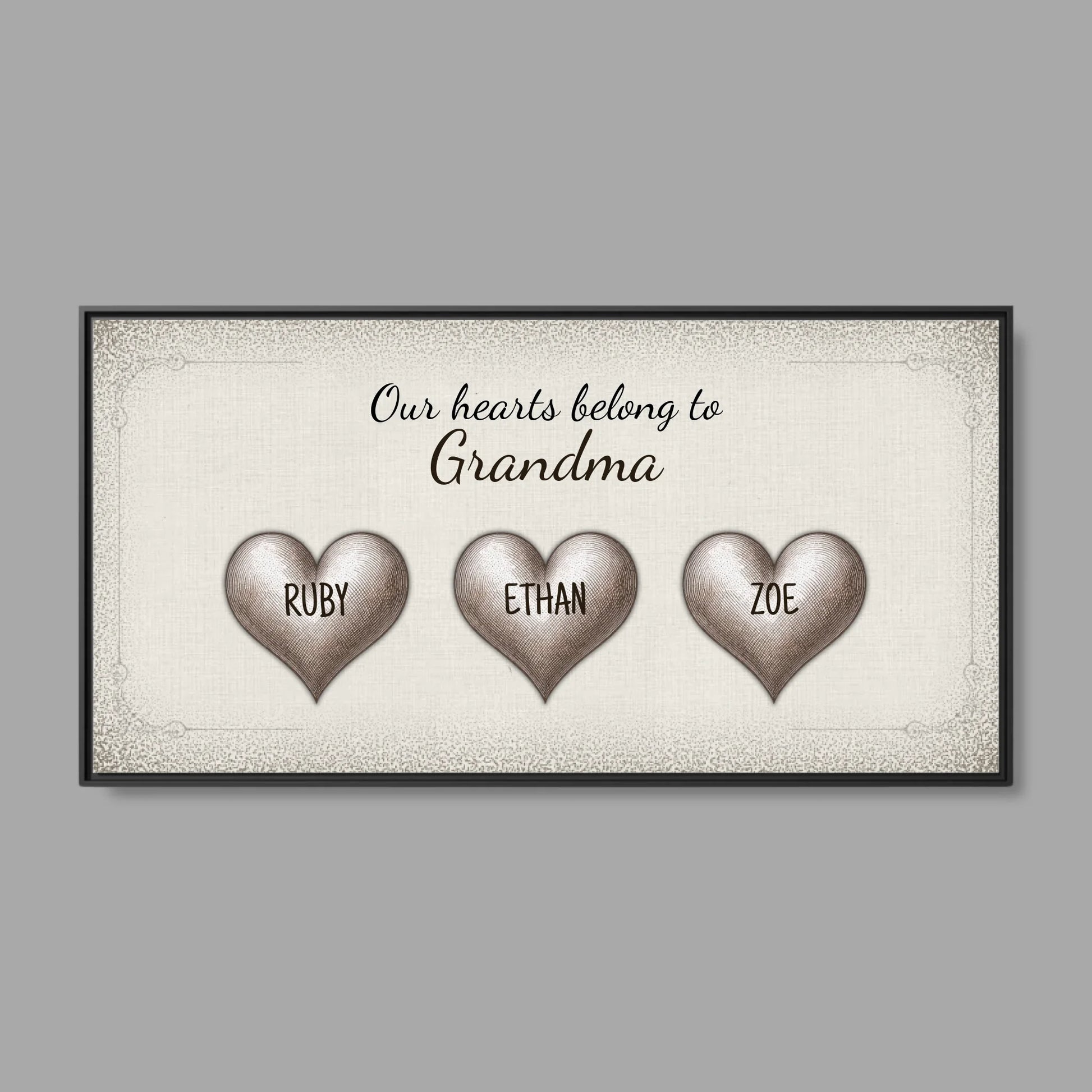 Black Frame Wide Format 2.1 Canvas for TIB