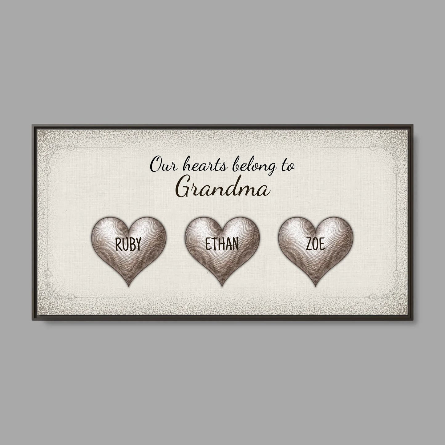 Espresso Frame Wide Format 2.1 Canvas for TIB