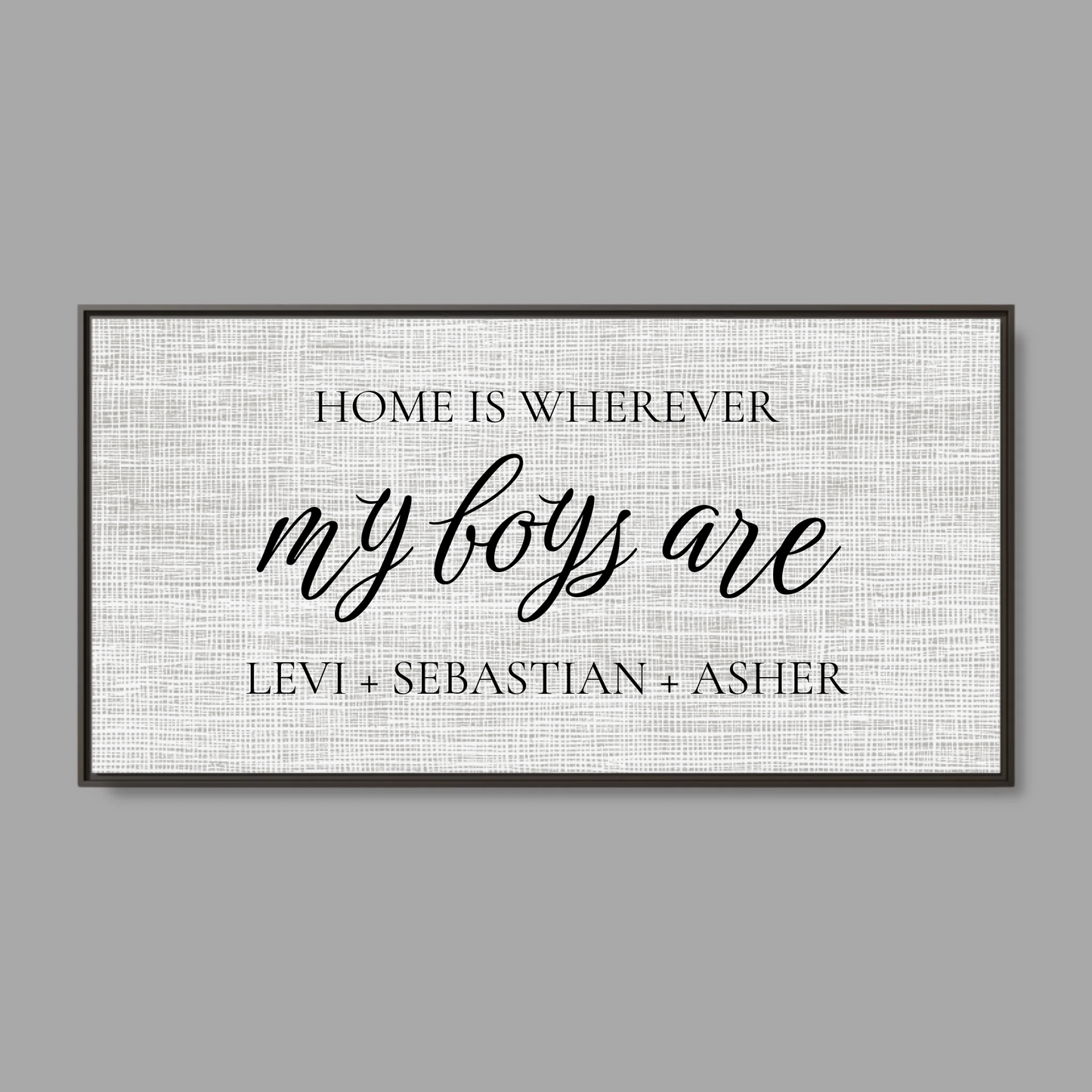 Espresso Frame Wide Format 2.1 Canvas for TIB
