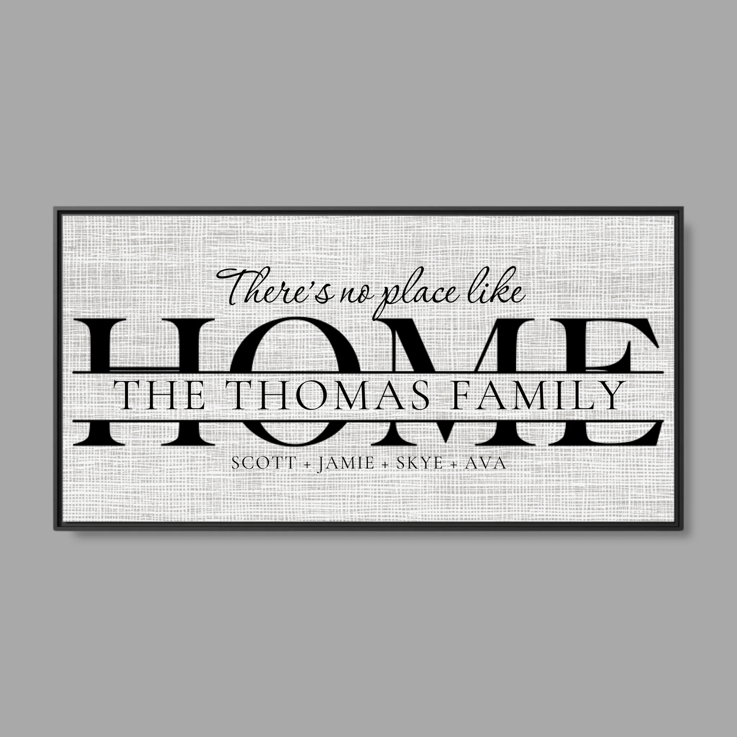 Black Frame Wide Format 2.1 Canvas for TIB