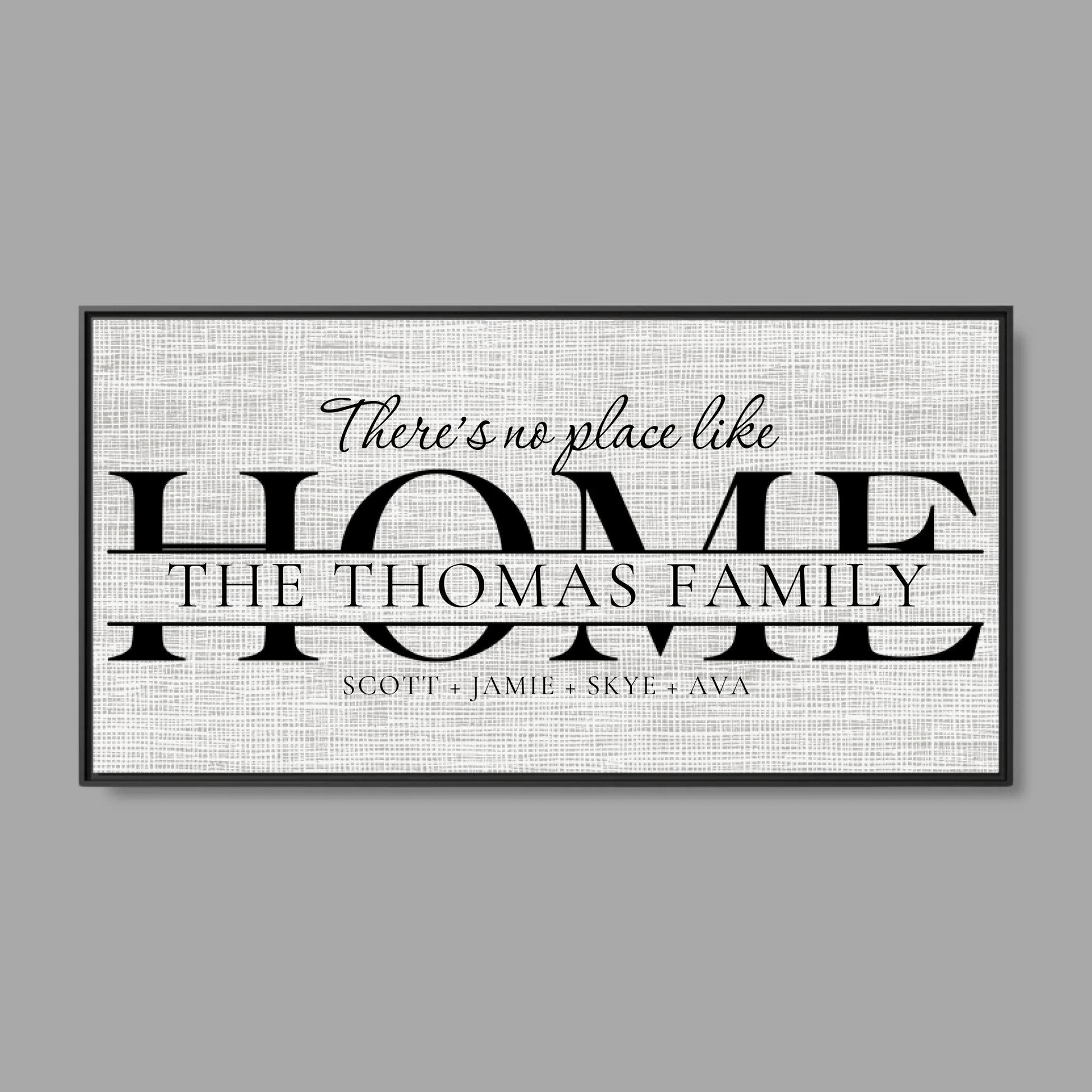 Black Frame Wide Format 2.1 Canvas for TIB