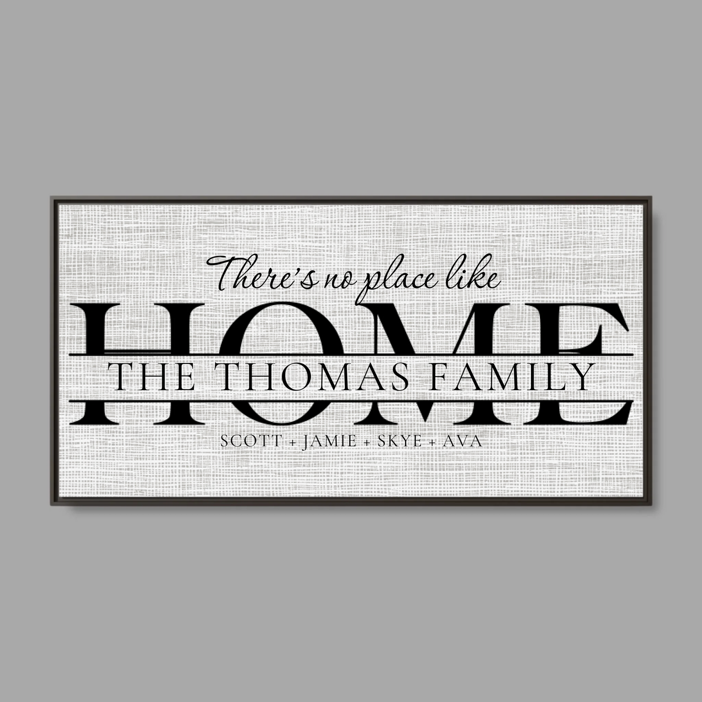 Espresso Frame Wide Format 2.1 Canvas for TIB