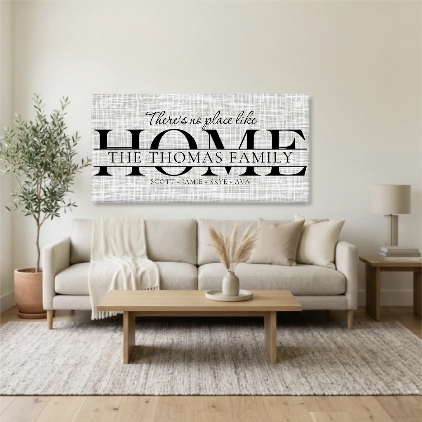 Living Room Unframed Wide Format 2.1 Mockup