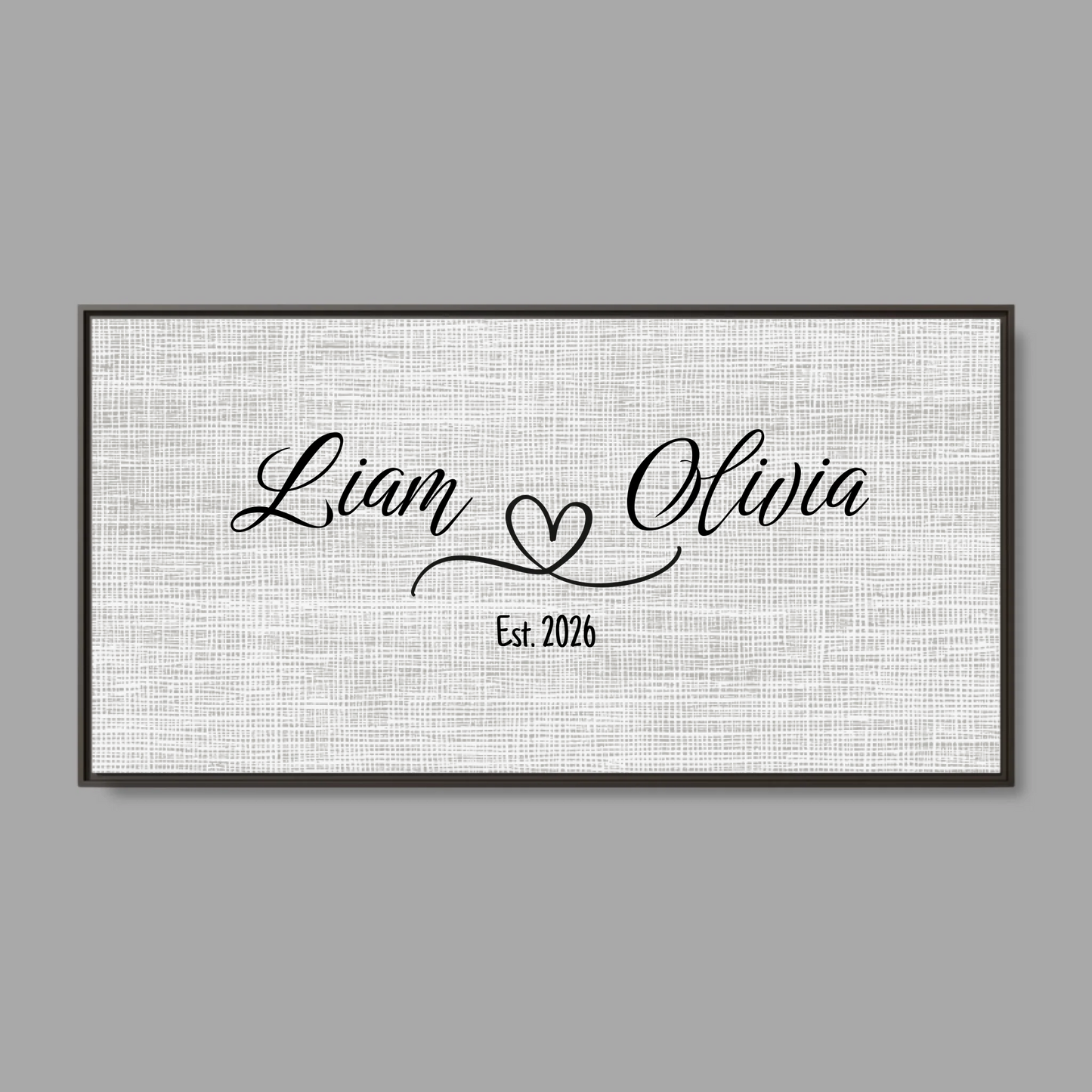 Espresso Frame Wide Format 2.1 Canvas for TIB