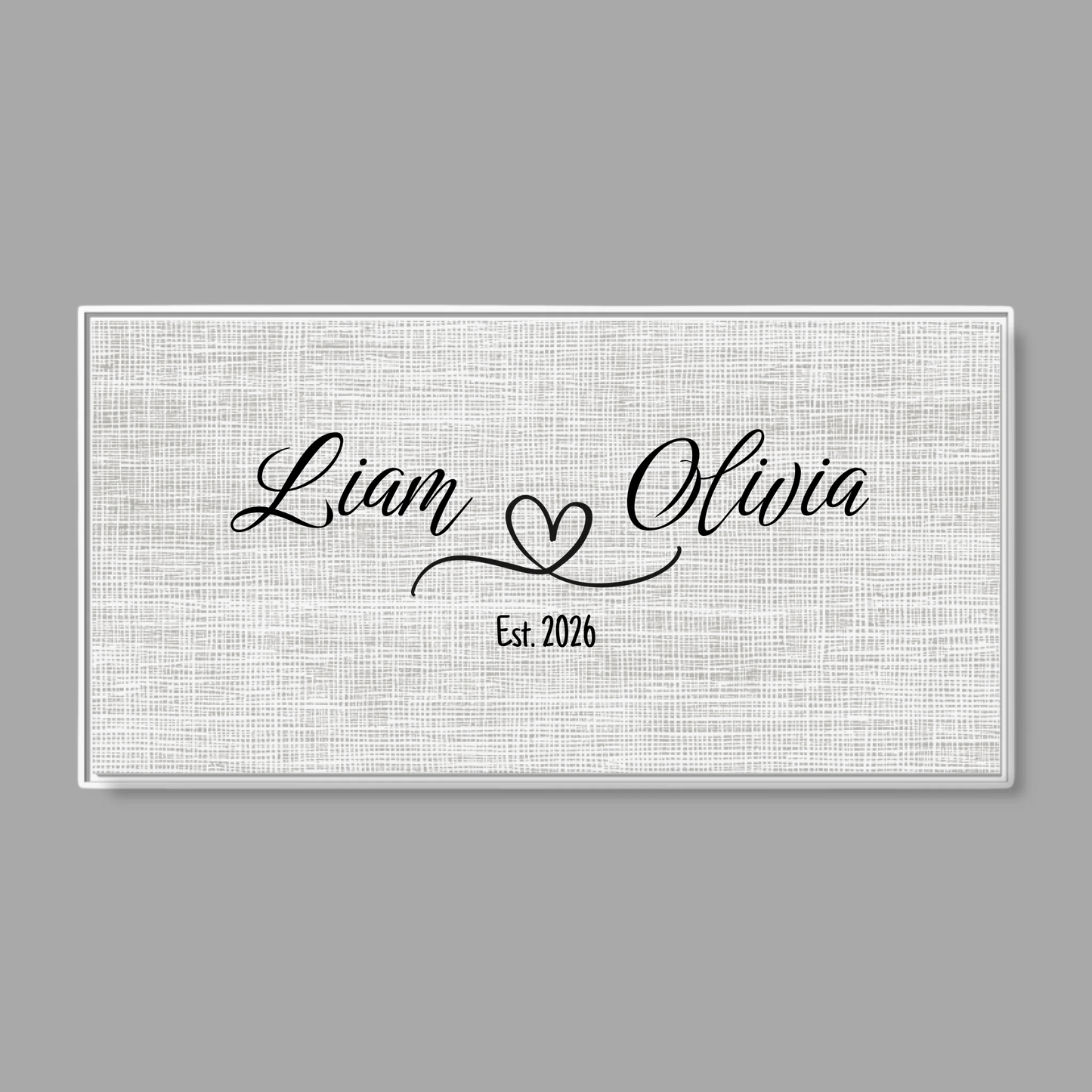 White Frame Wide Format 2.1 Canvas for TIB