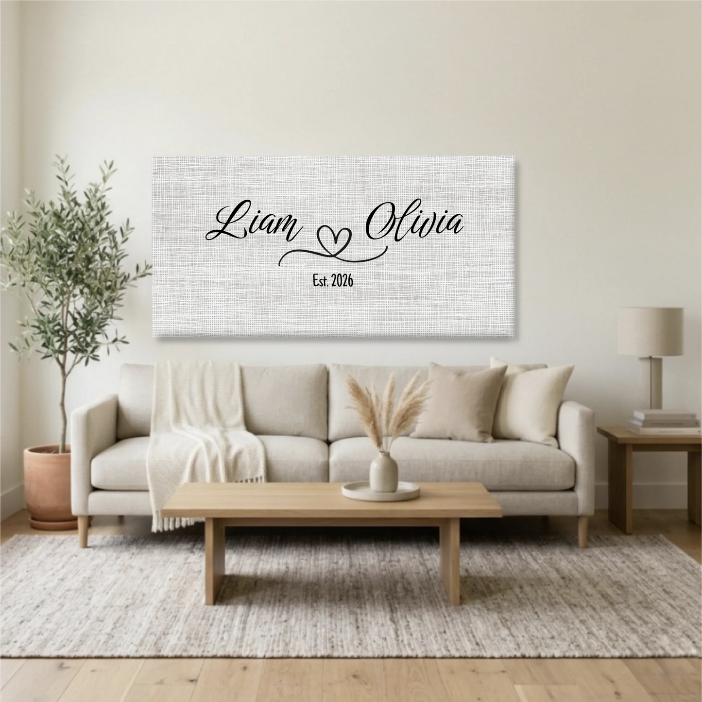Living Room Unframed Wide Format 2.1 Mockup