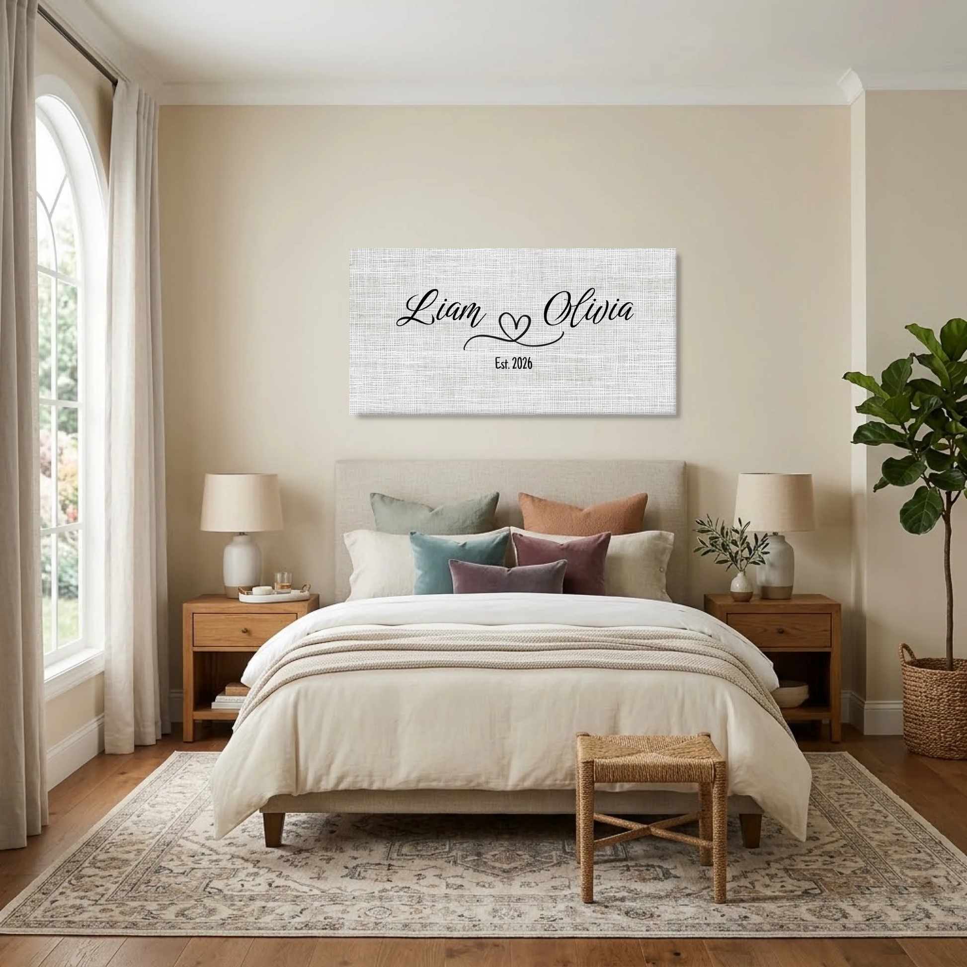 Bedroom - Nice Colors Unframed Wide Format 2.1 Mockup