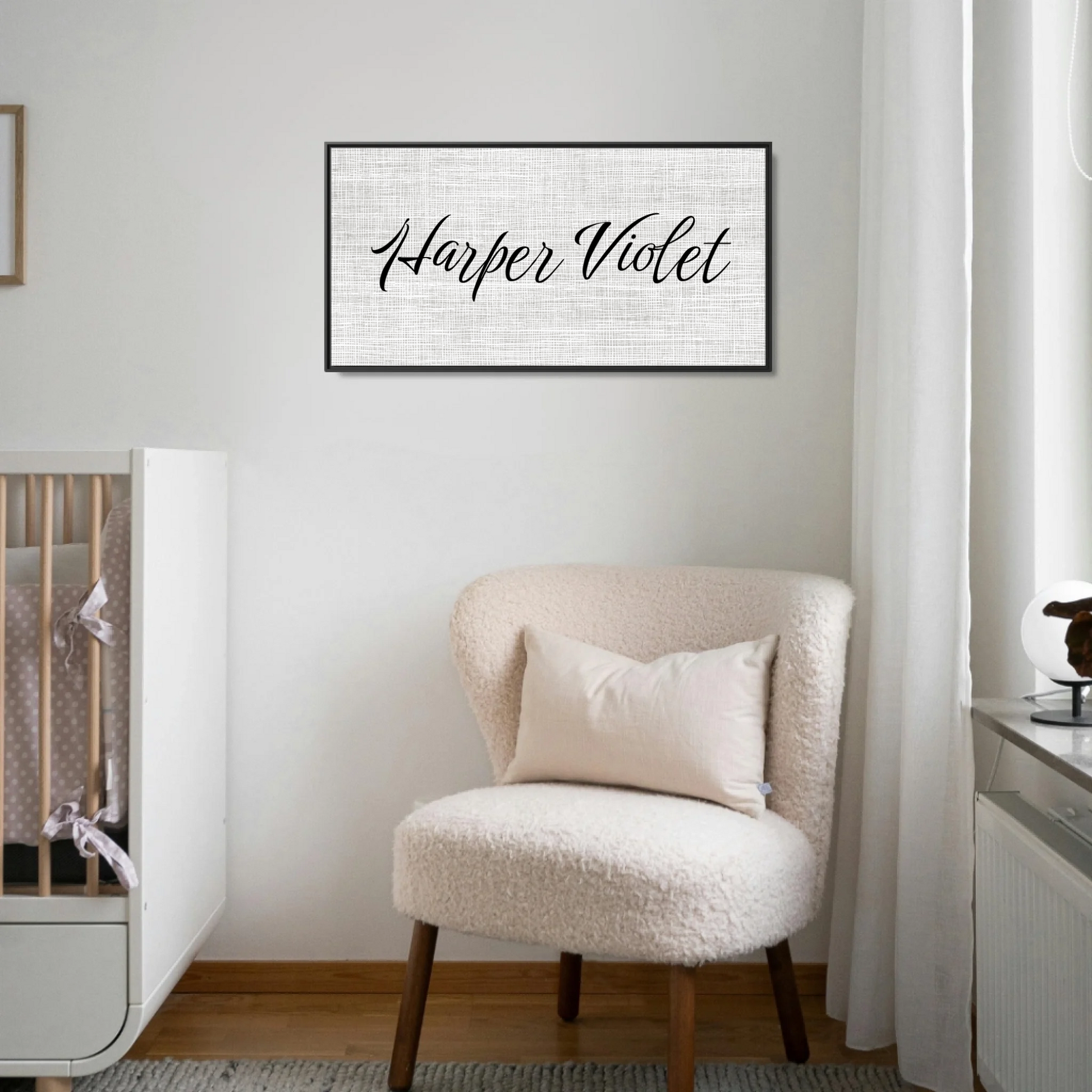 Baby Room:Nursery 2 Black Framed
