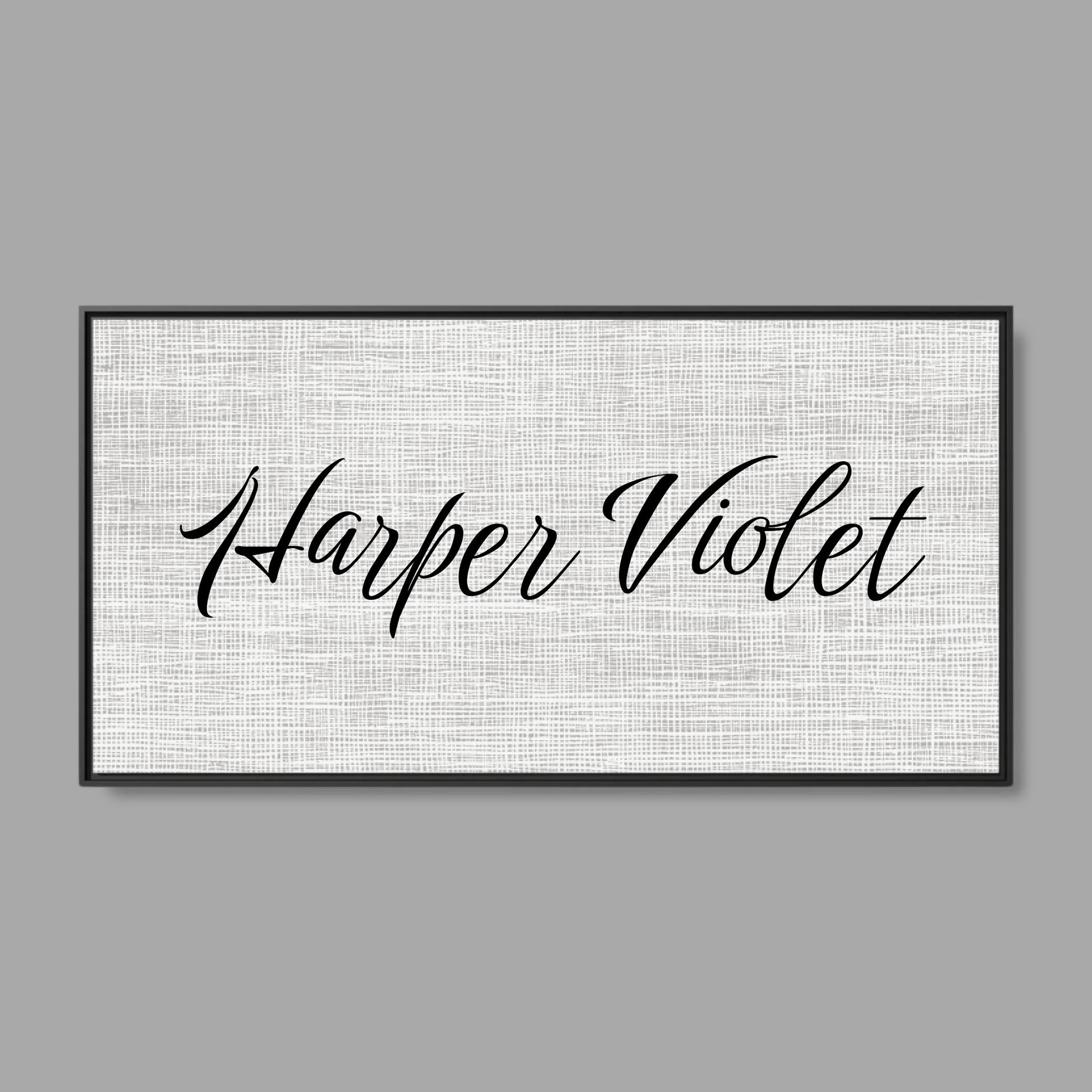 Black Frame Wide Format 2.1 Canvas for TIB