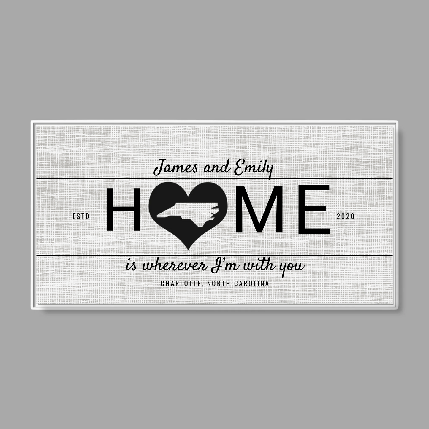 White Frame Wide Format 2.1 Canvas for TIB