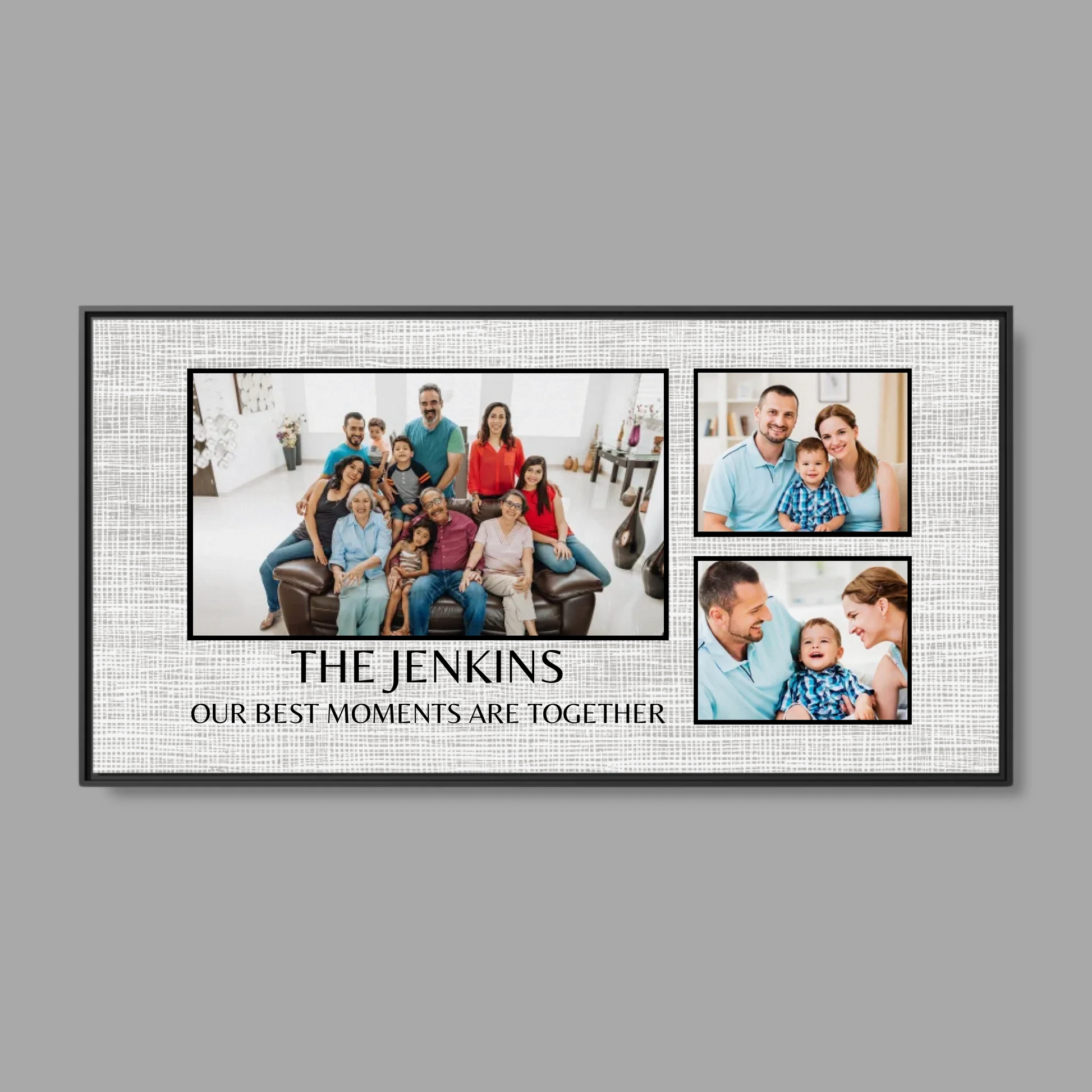 Black Frame Wide Format 2.1 Canvas for TIB