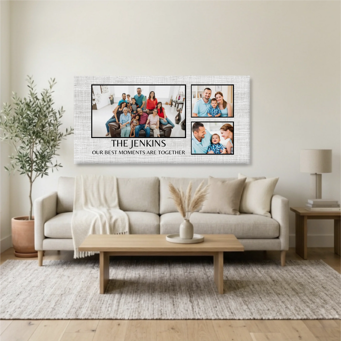 Living Room Unframed Wide Format 2.1 Mockup