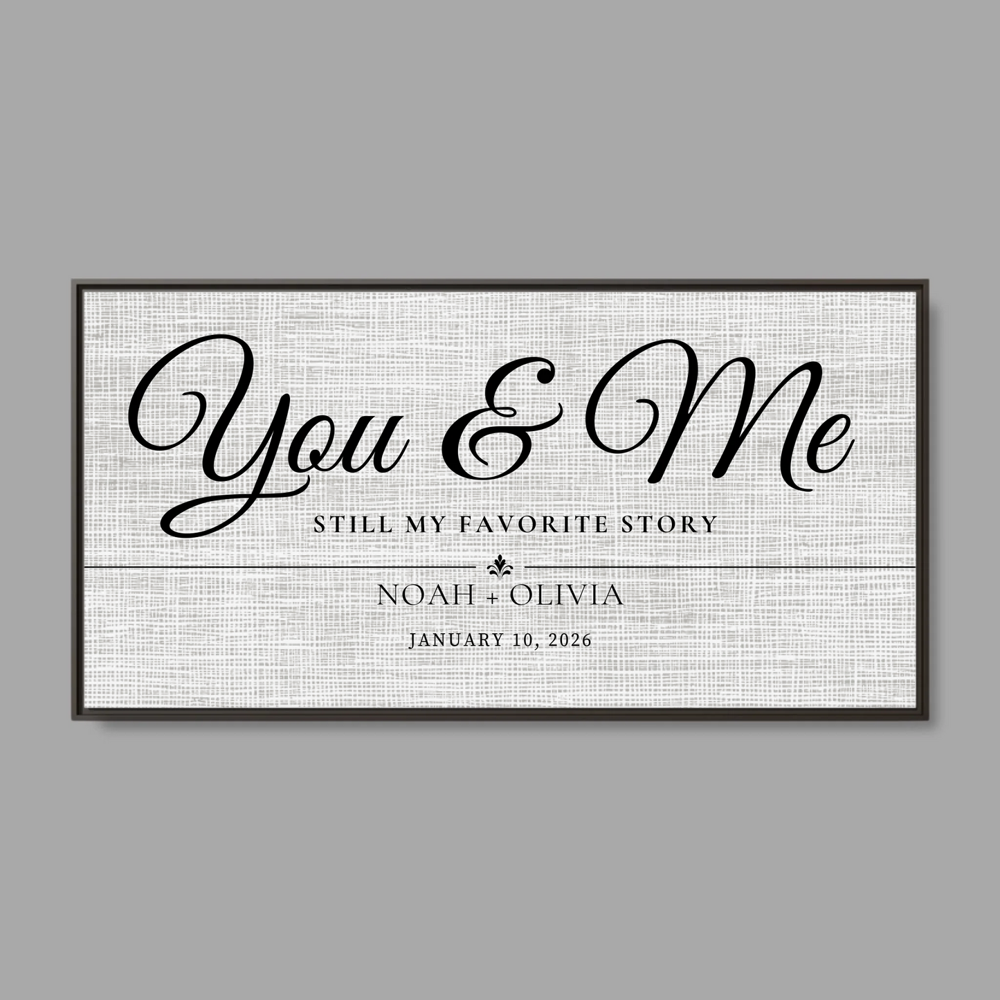 Espresso Frame Wide Format 2.1 Canvas for TIB