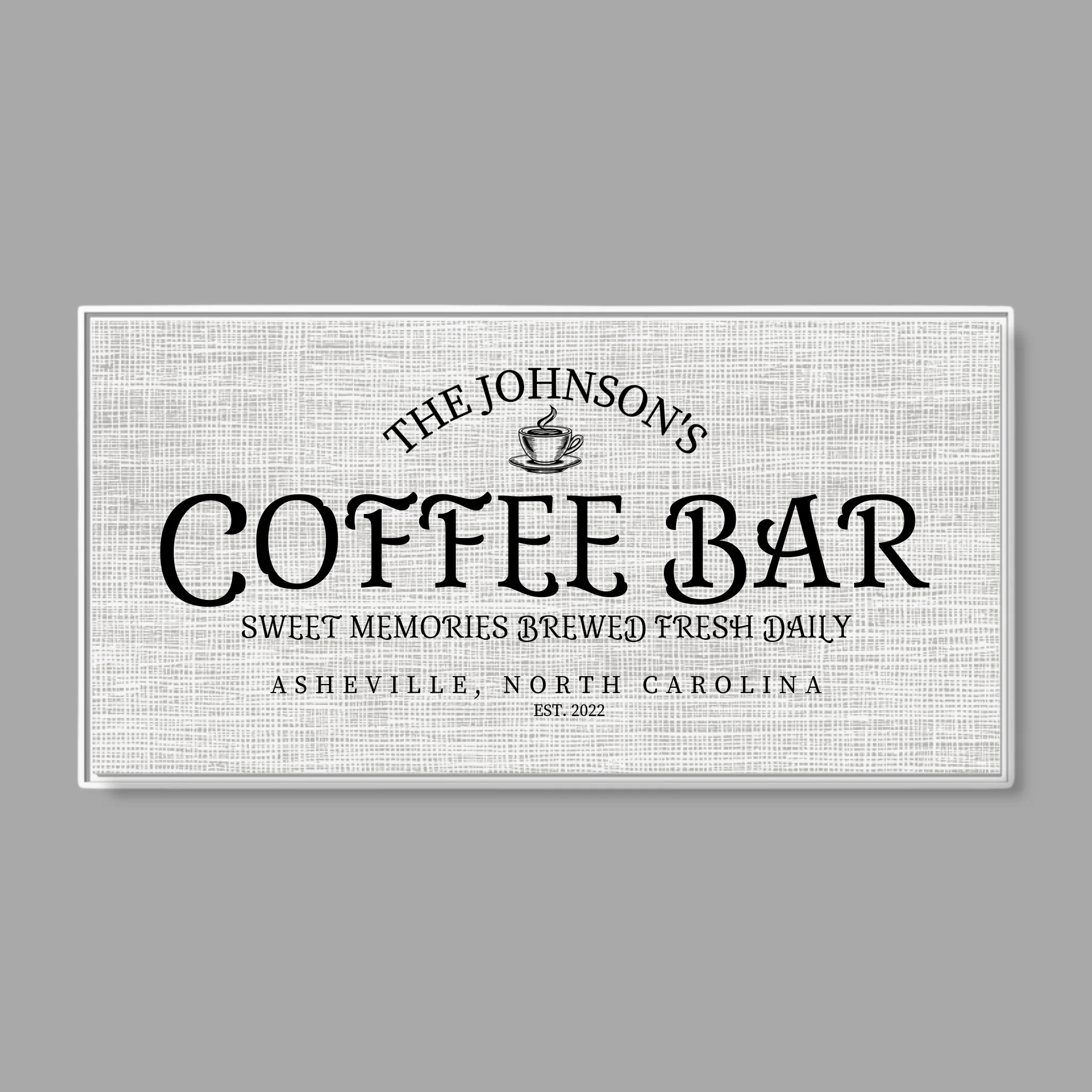 White Frame Wide Format 2.1 Canvas for TIB