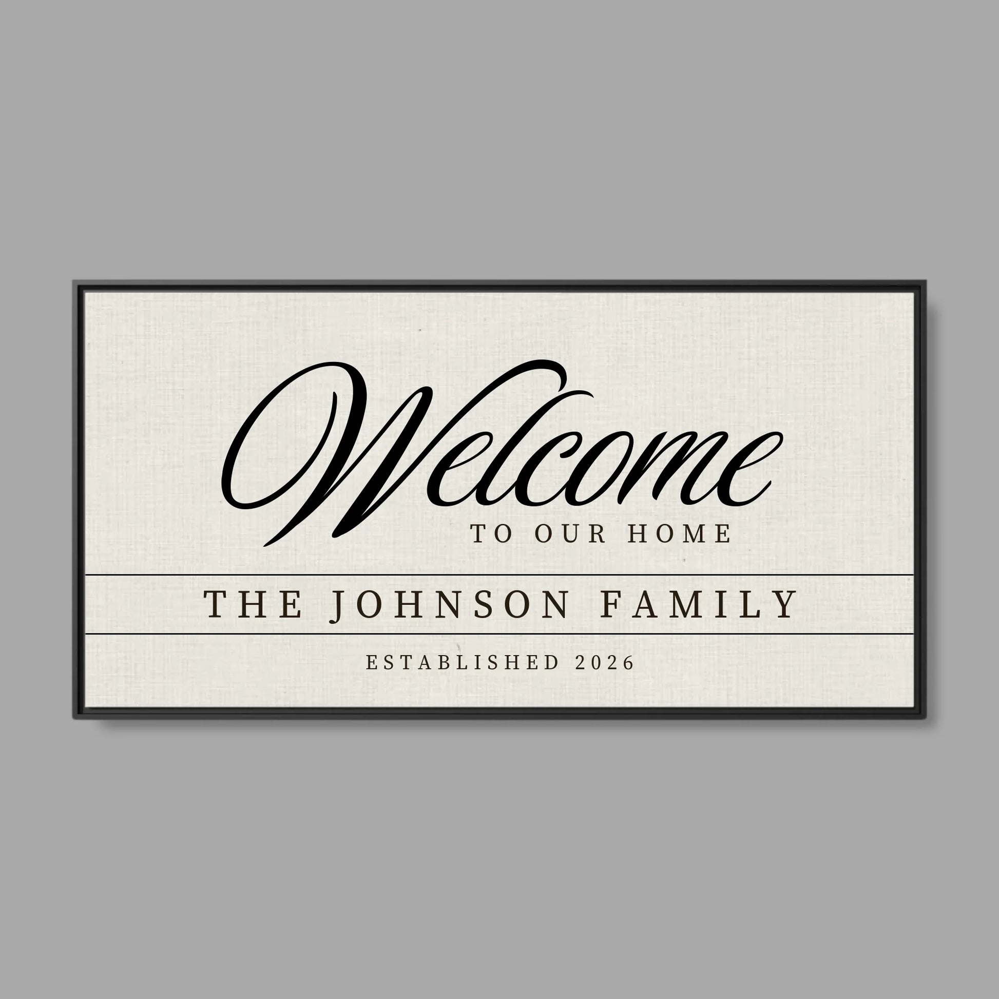 Black Frame Wide Format 2.1 Canvas for TIB