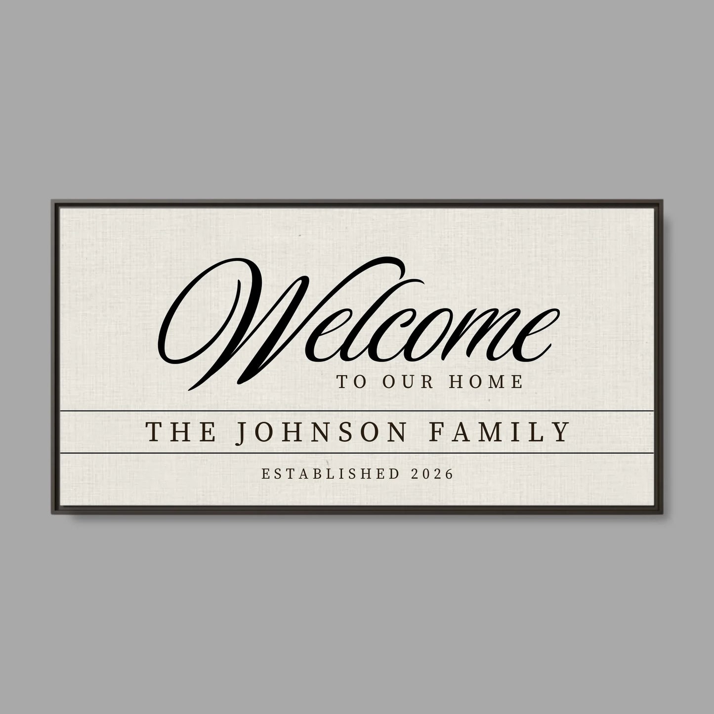 Espresso Frame Wide Format 2.1 Canvas for TIB
