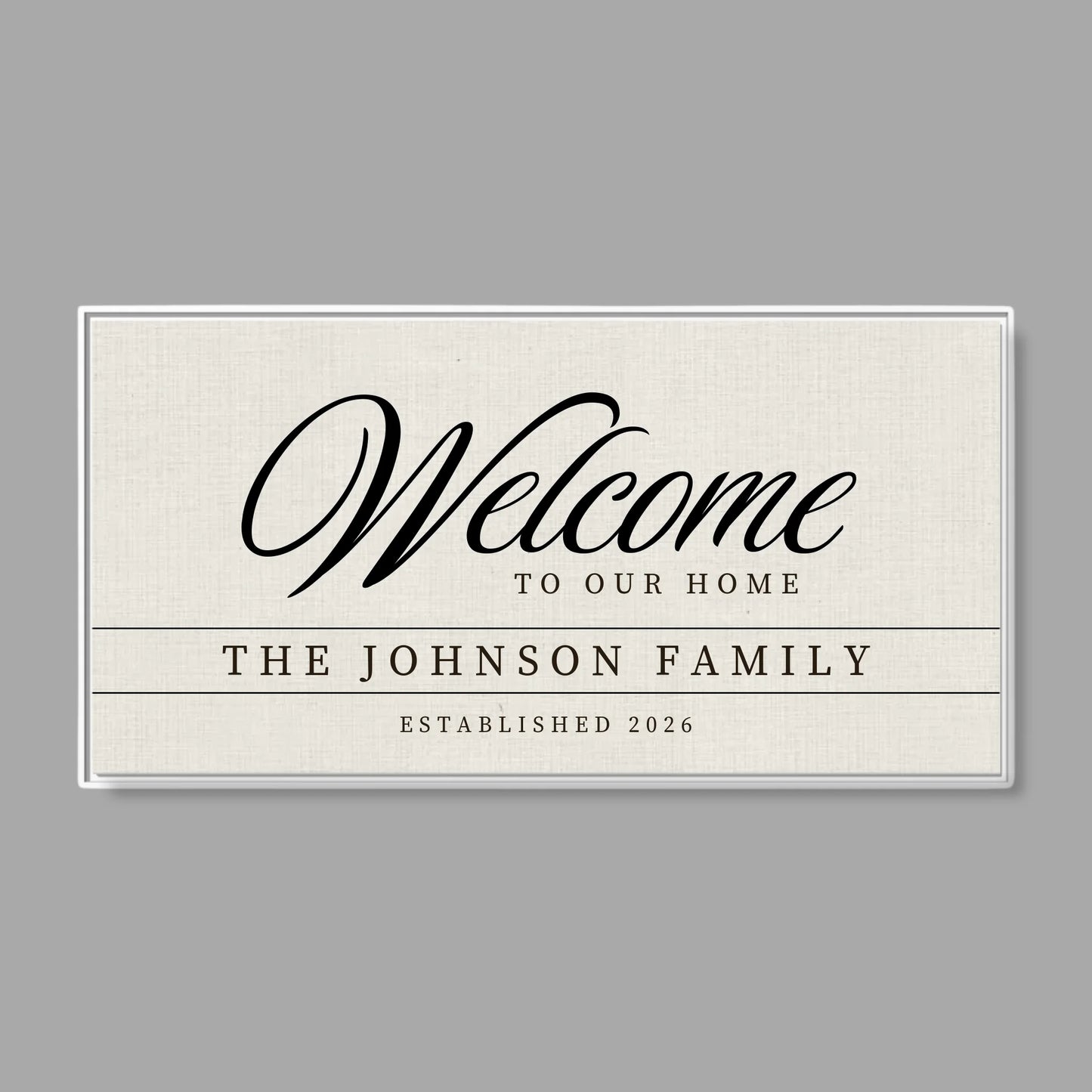 White Frame Wide Format 2.1 Canvas for TIB