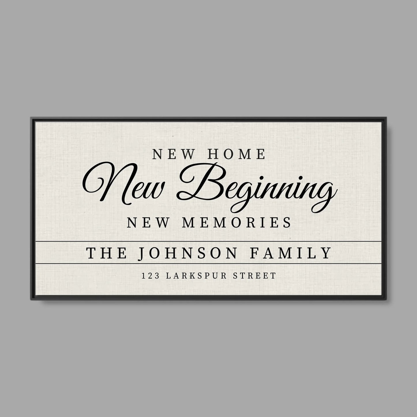 Black Frame Wide Format 2.1 Canvas for TIB