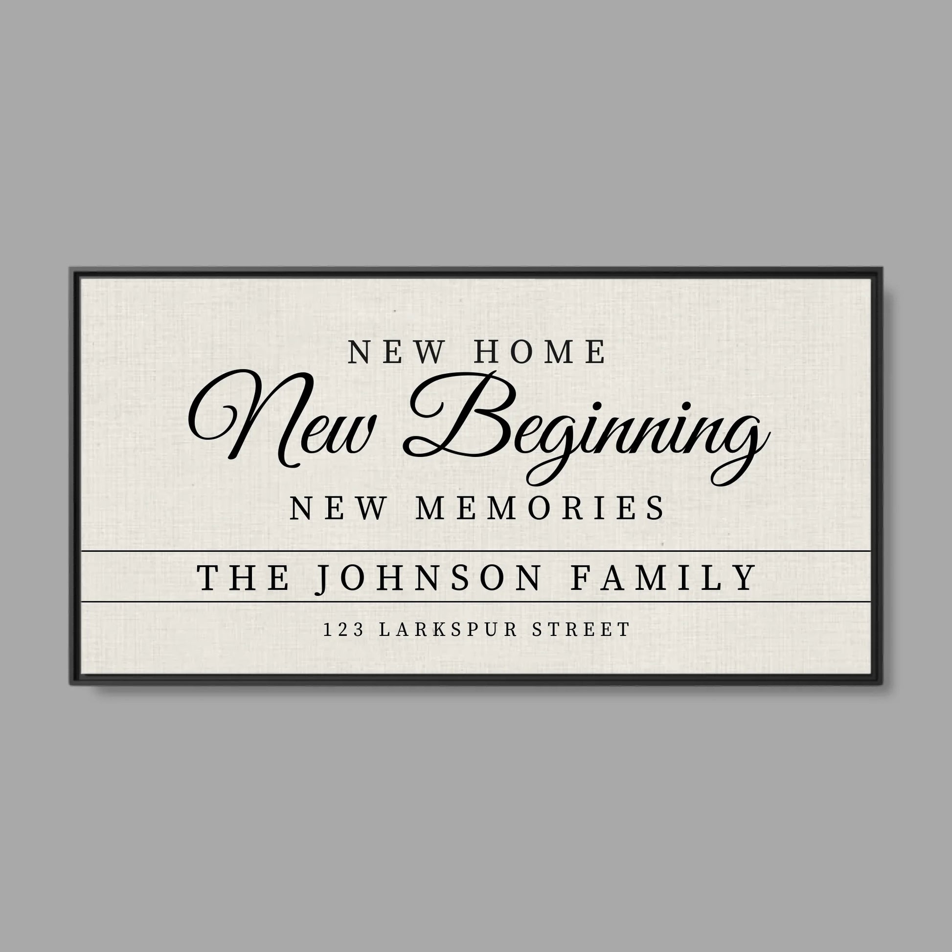 Black Frame Wide Format 2.1 Canvas for TIB