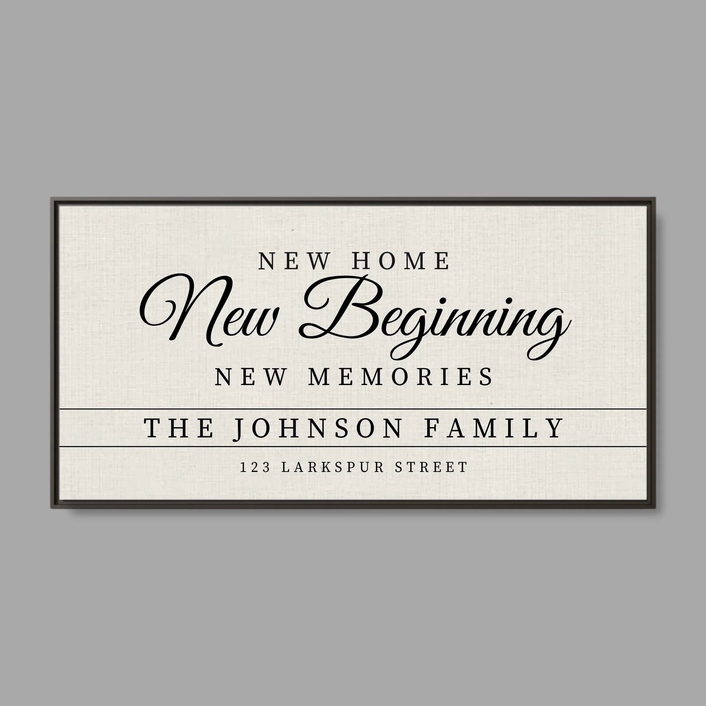 Espresso Frame Wide Format 2.1 Canvas for TIB