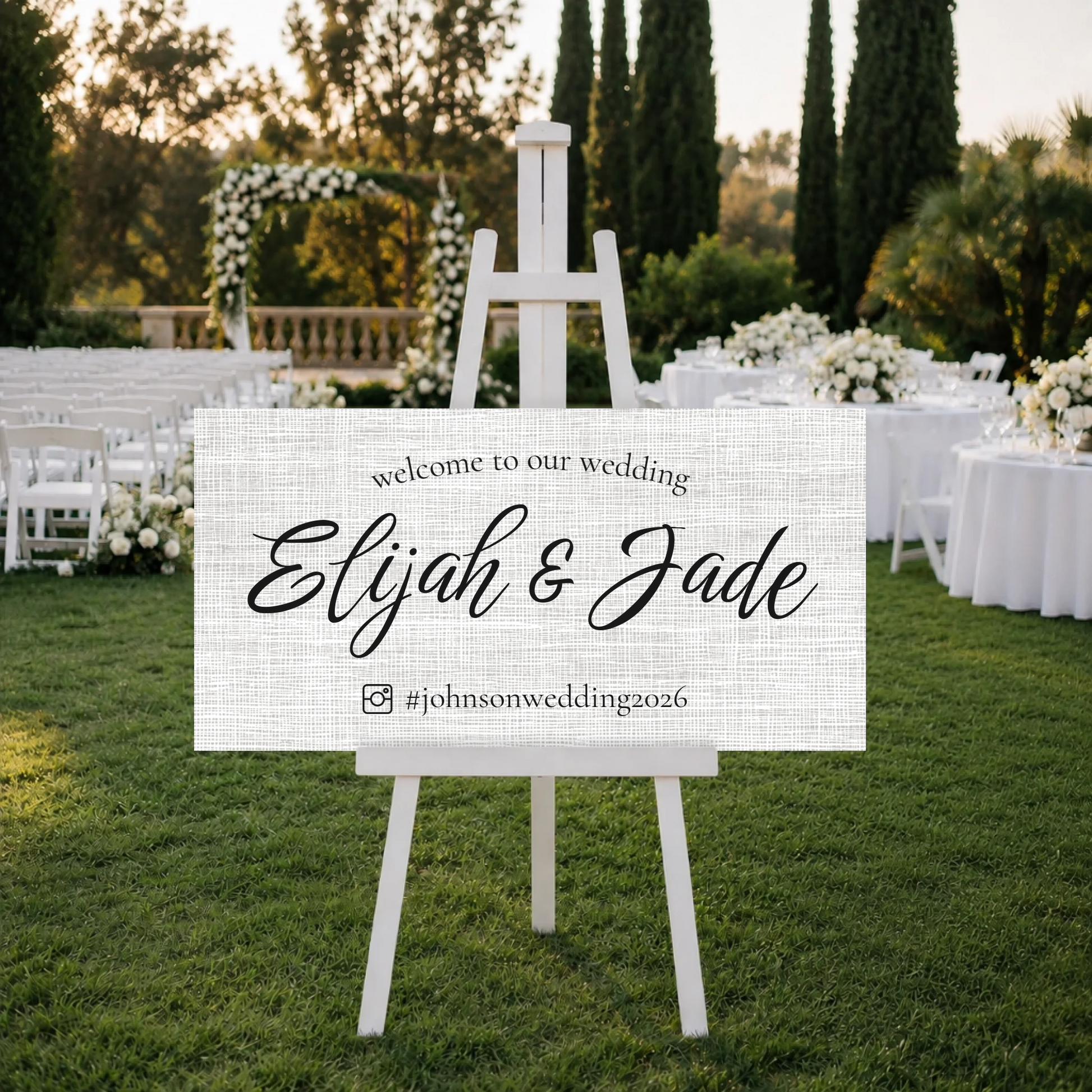 Outdoor Wedding Unframed Wide Format 2.1 mockup