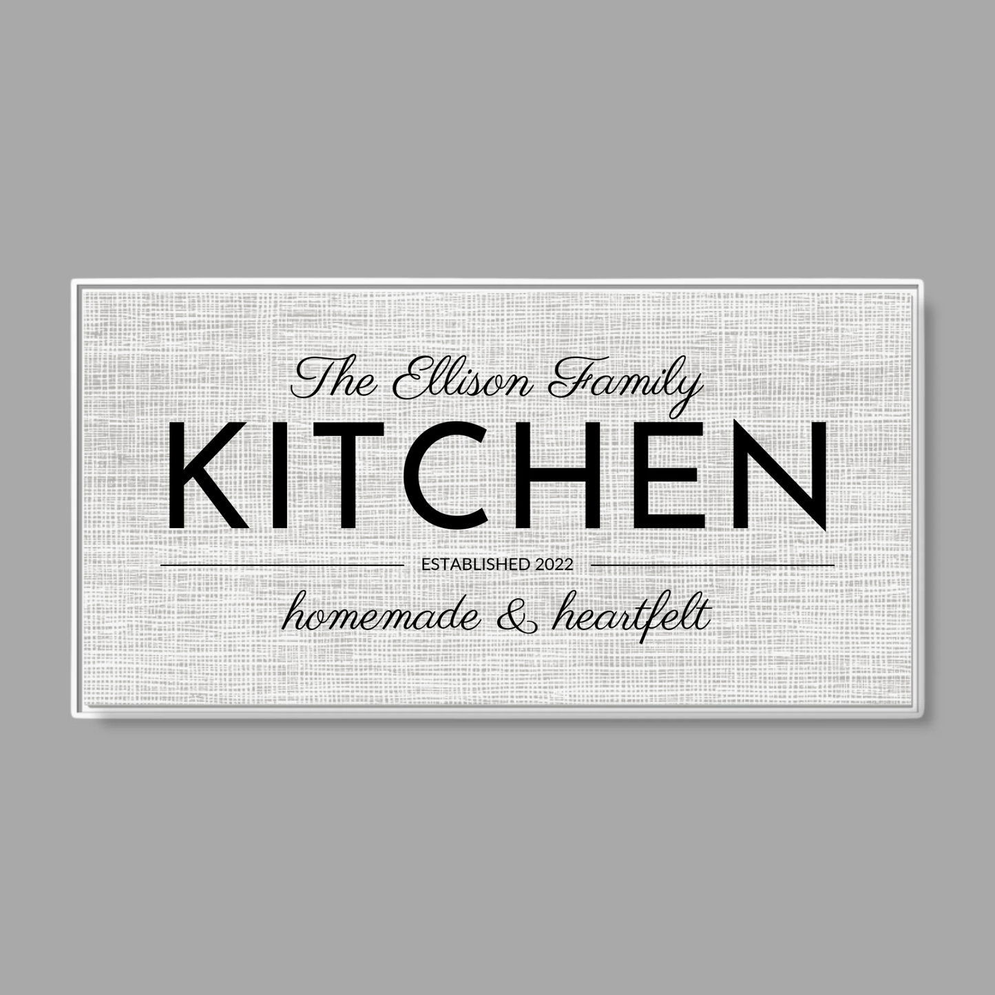 White Frame Wide Format 2.1 Canvas for TIB