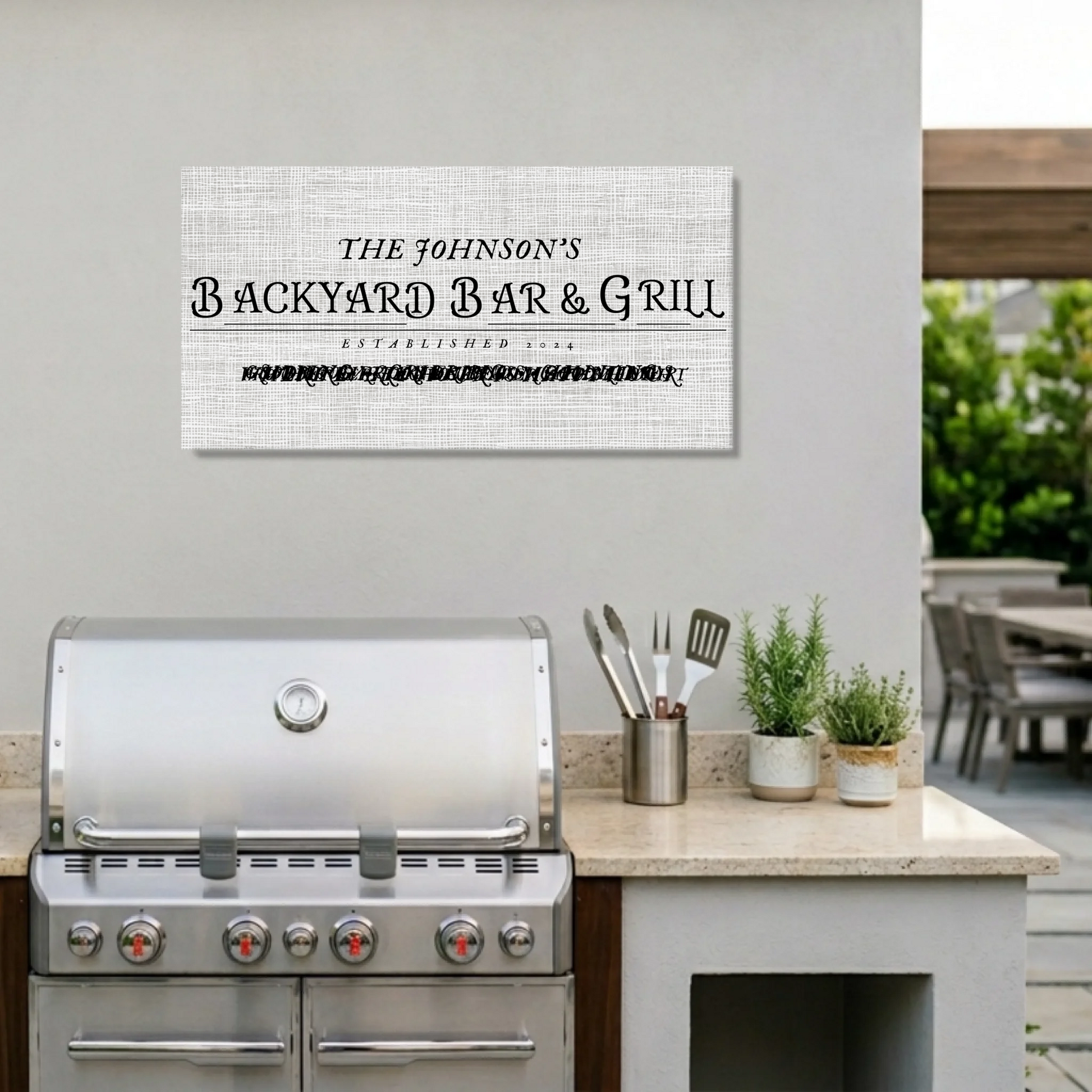 Grill:patio unframed Wide Format 2.1