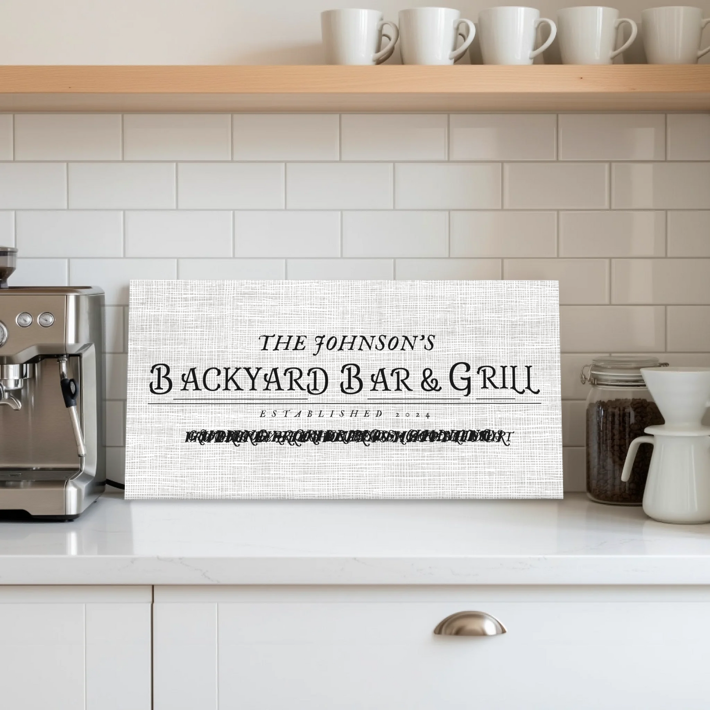 Coffee Bar:Kitchen Unframed Wide Format 2.1