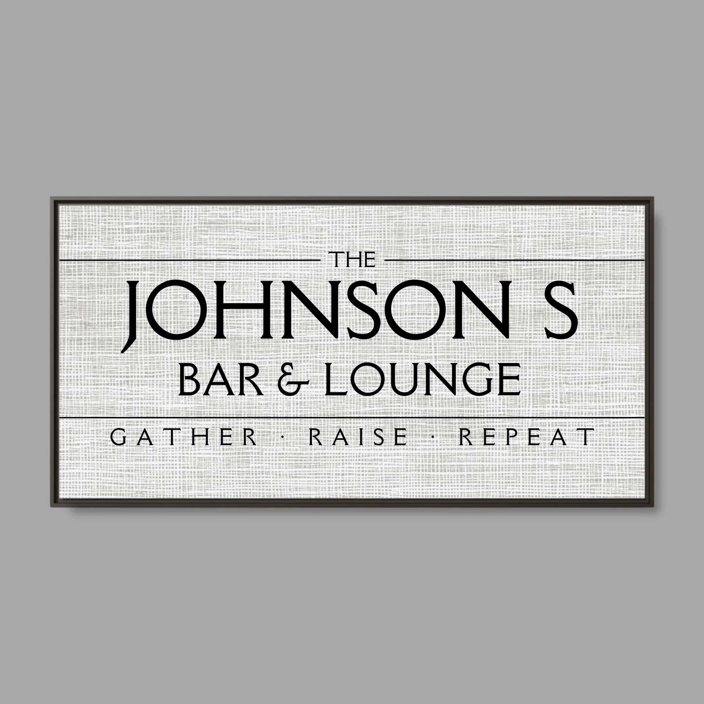 Espresso Frame Wide Format 2.1 Canvas for TIB