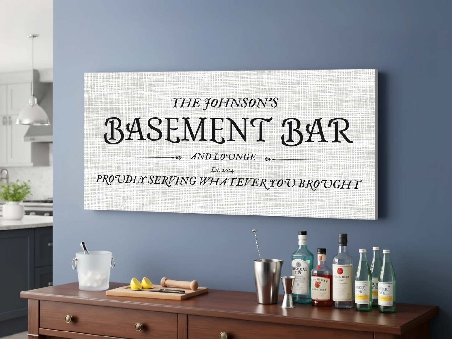 Bar unframed wide format 2.1 mockup
