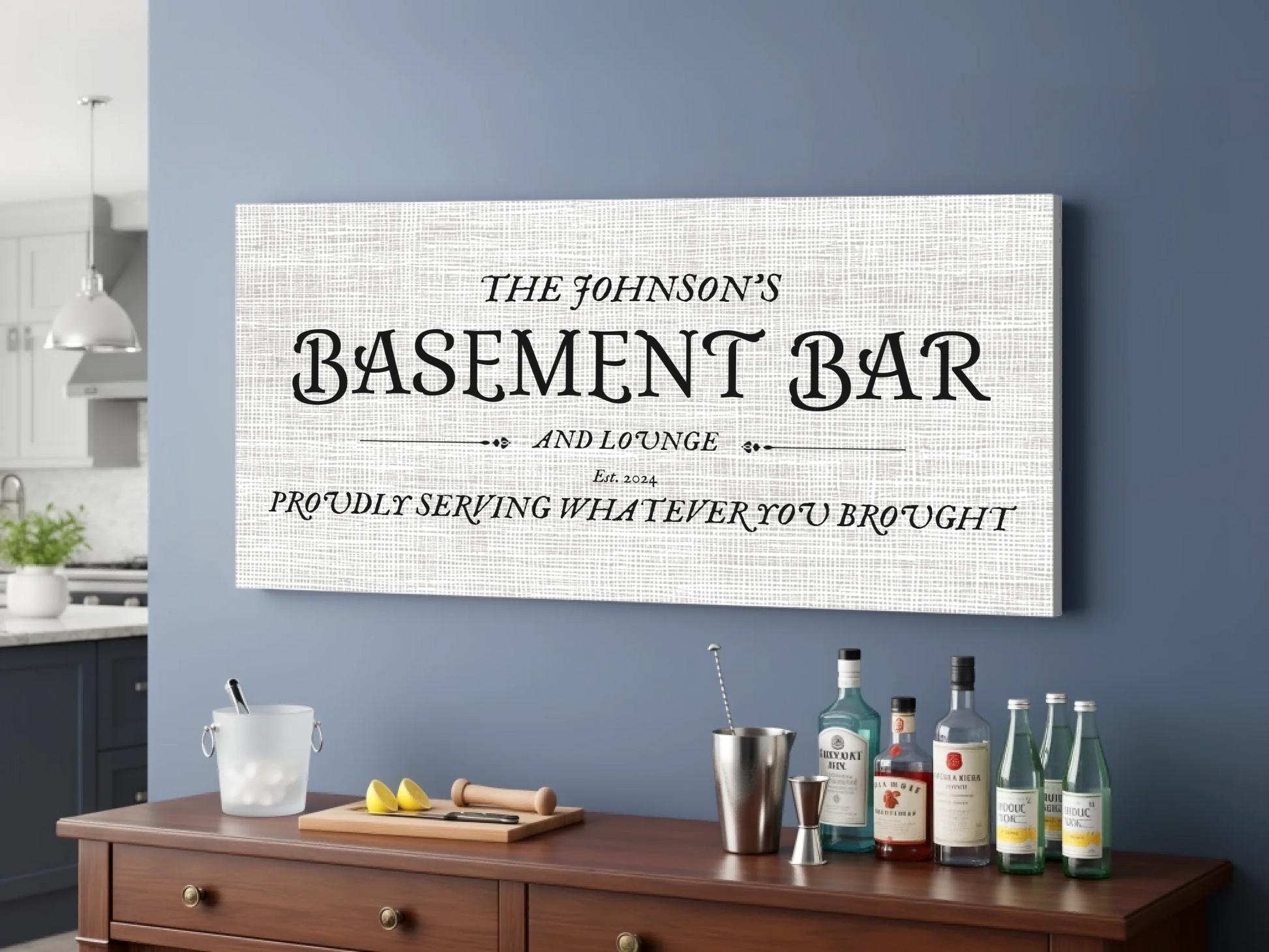 Bar unframed wide format 2.1 mockup