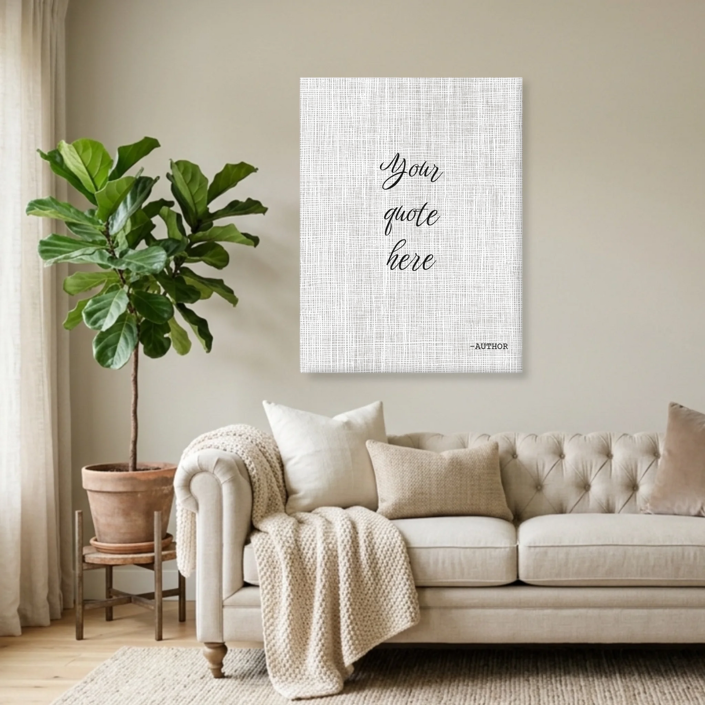Unframed  30x40 (3.4) Vertical Rectangular Canvas