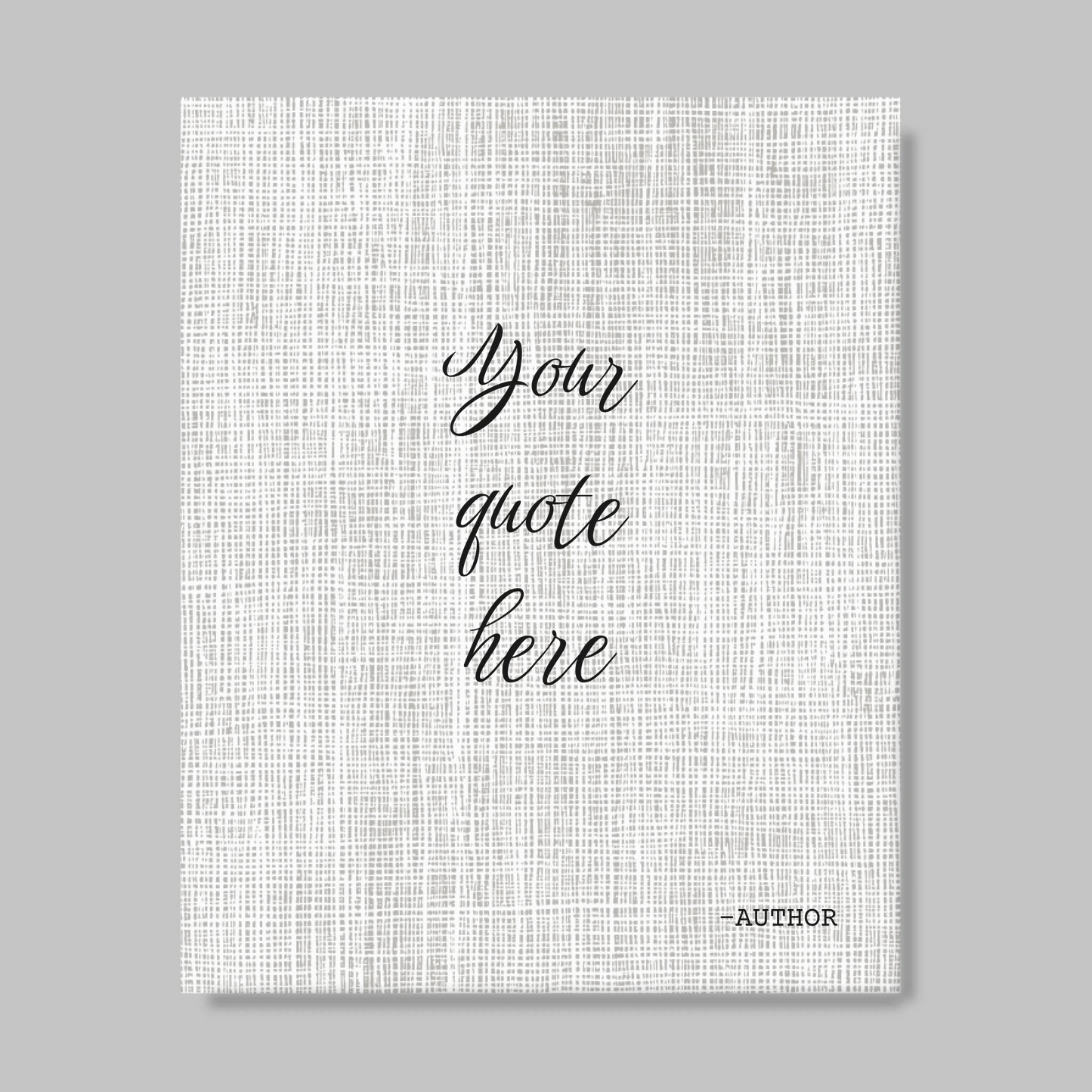 Unframed Closeup 11x14 (11.14) Vertical Canvas Mockup