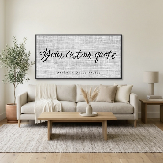 Living Room Black Framed Wide Format 2.1 Mockup