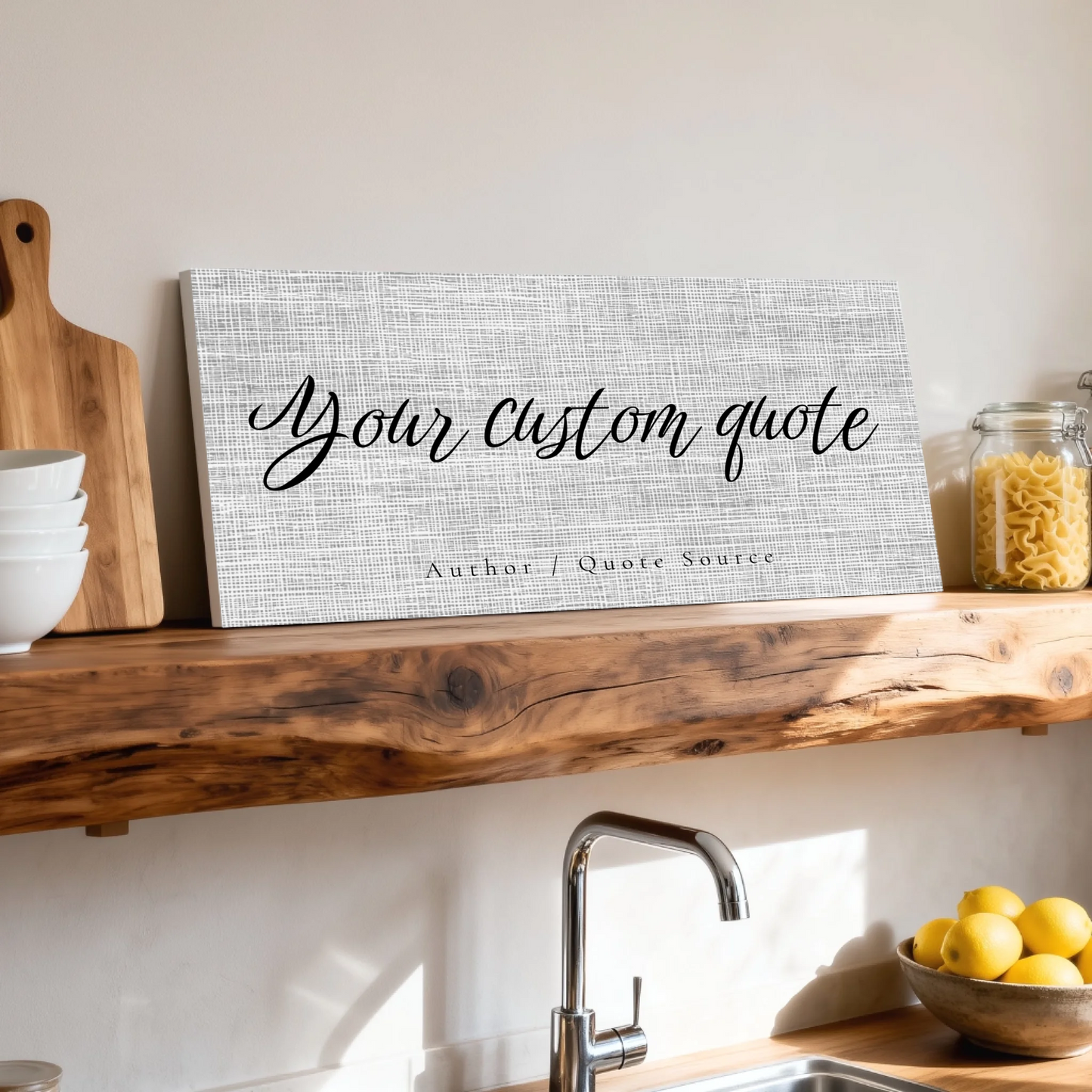 Shelf over kitchen sink unframed wide format 2.1