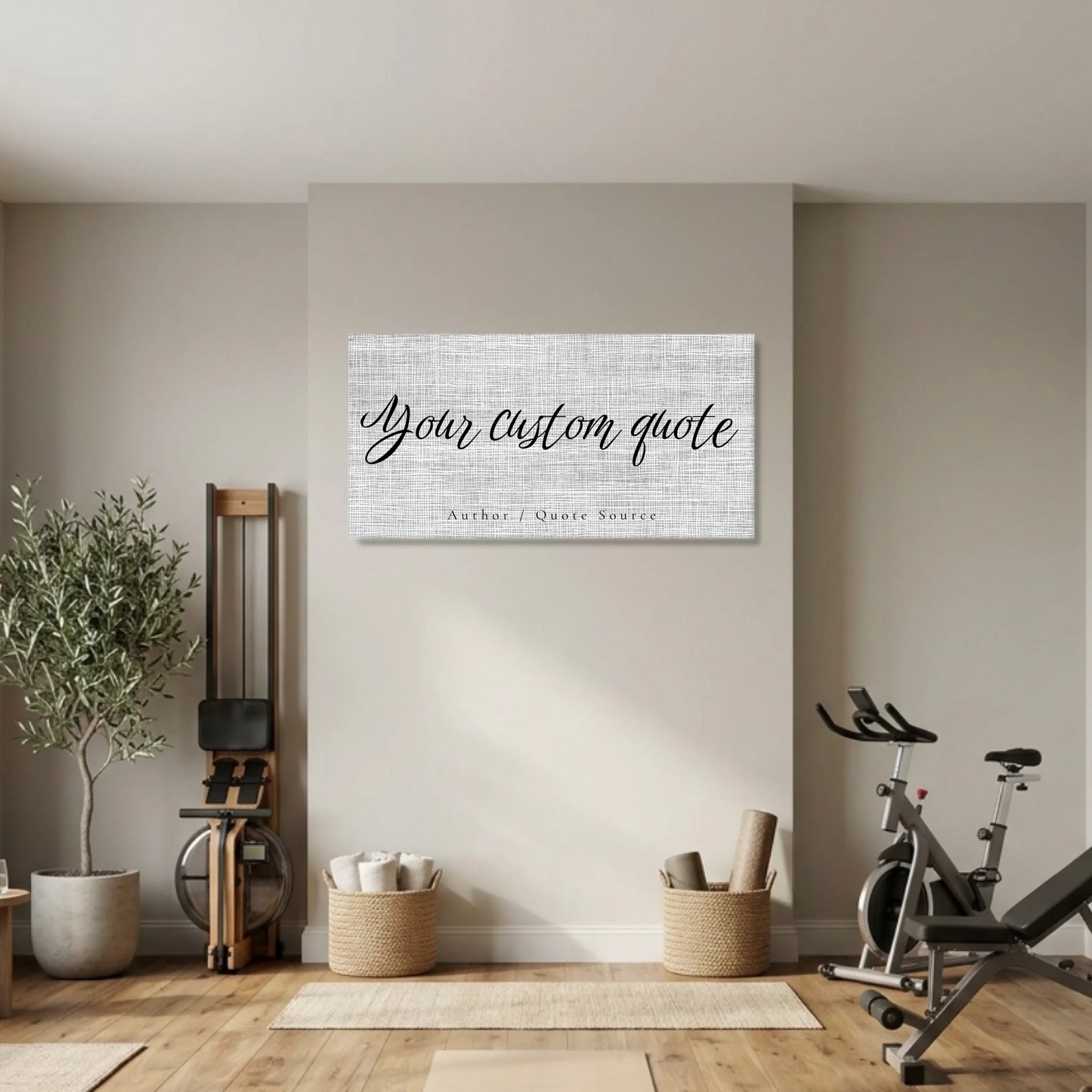 Gym Unframed Wide Format 2.1 Canvas Mockup