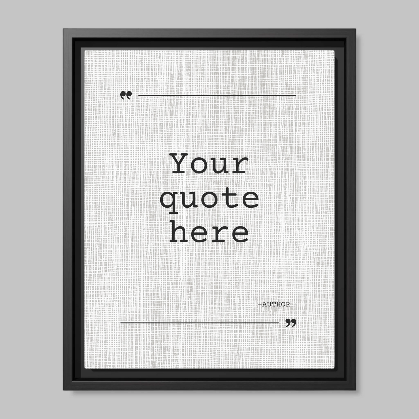 Black Framed Closeup 11x14 (11.14) Vertical Canvas Mockup