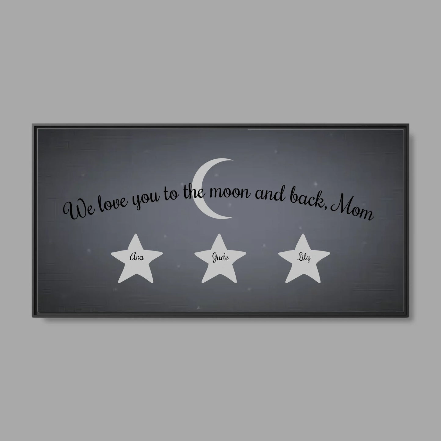 Black Frame Wide Format 2.1 Canvas for TIB