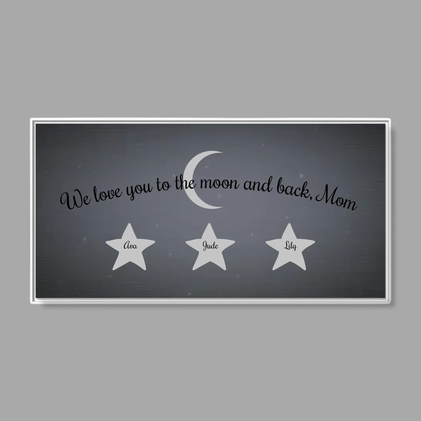 White Frame Wide Format 2.1 Canvas for TIB