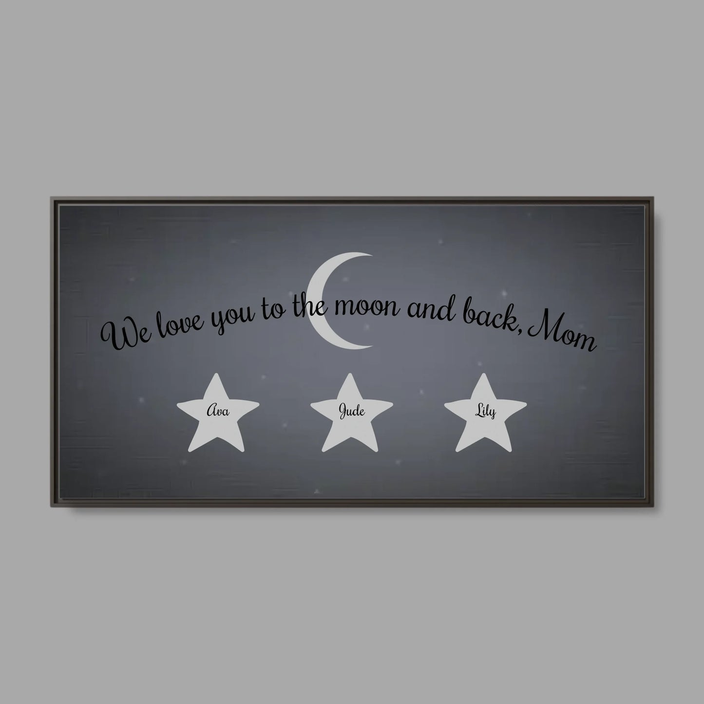 Espresso Frame Wide Format 2.1 Canvas for TIB