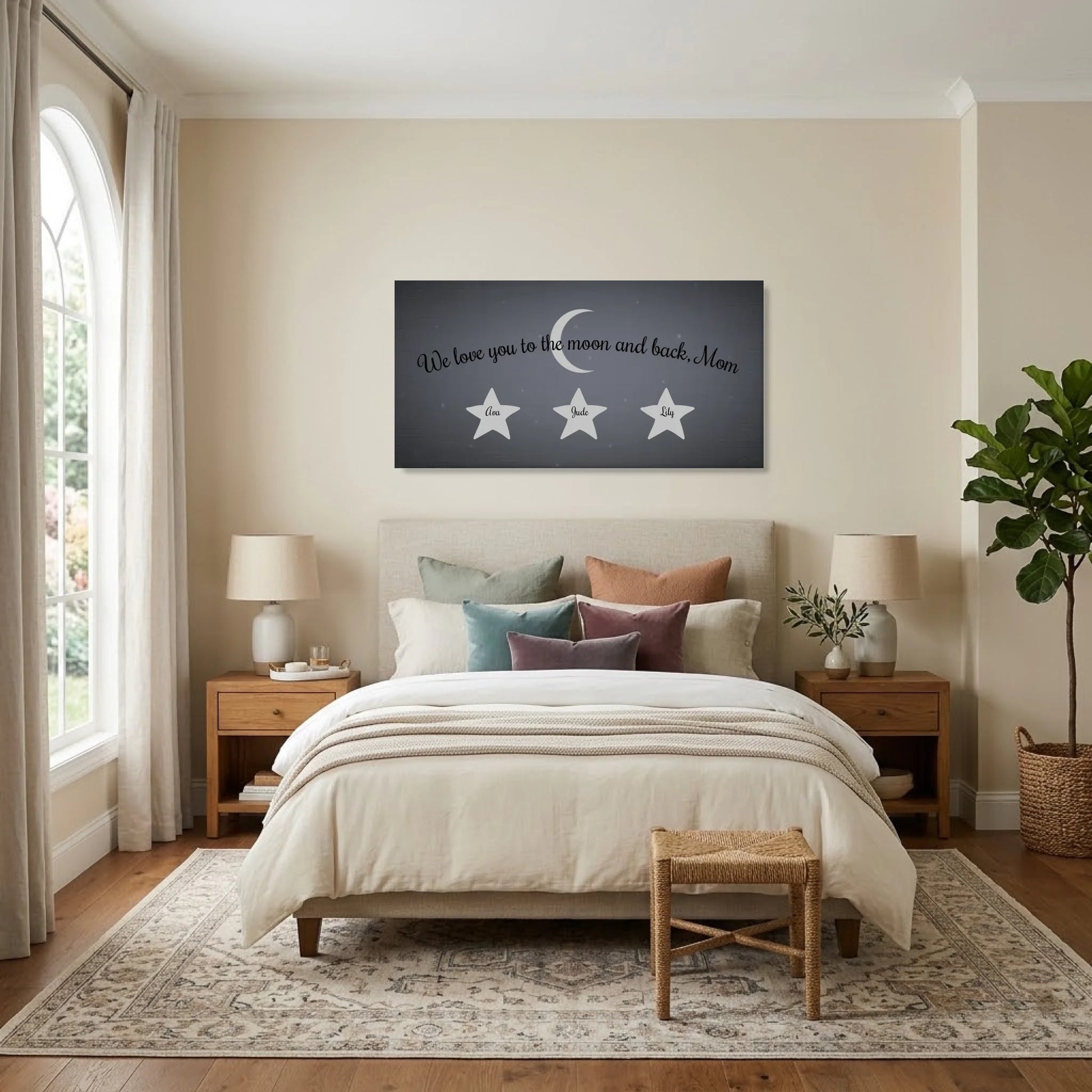 Bedroom - Nice Colors Unframed Wide Format 2.1 Mockup