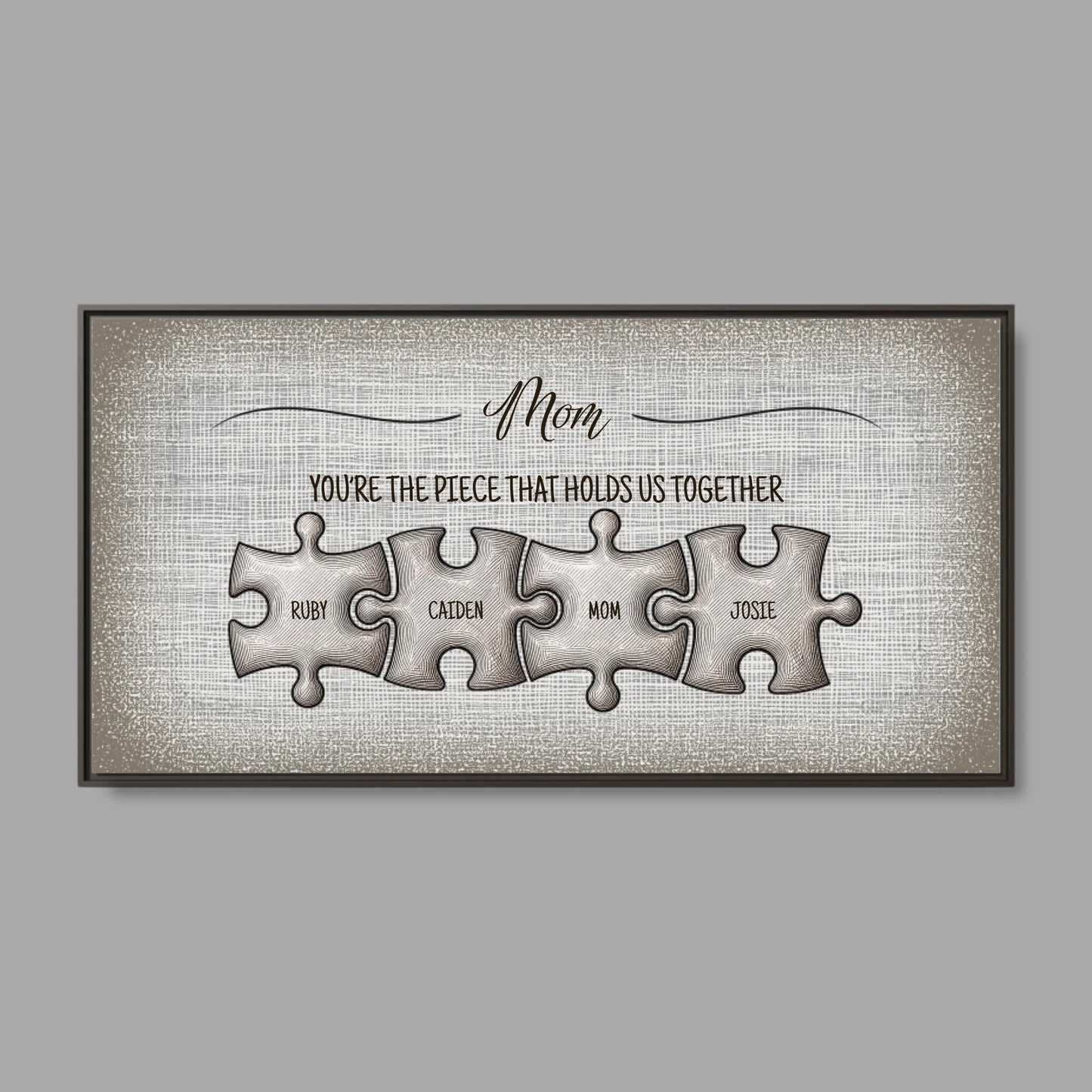 Espresso Frame Wide Format 2.1 Canvas for TIB