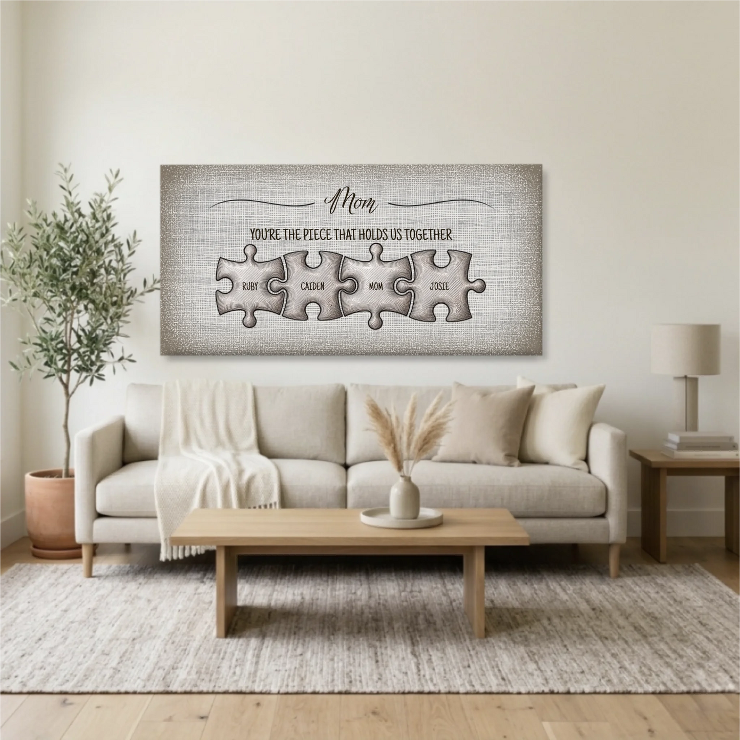 Living Room Unframed Wide Format 2.1 Mockup