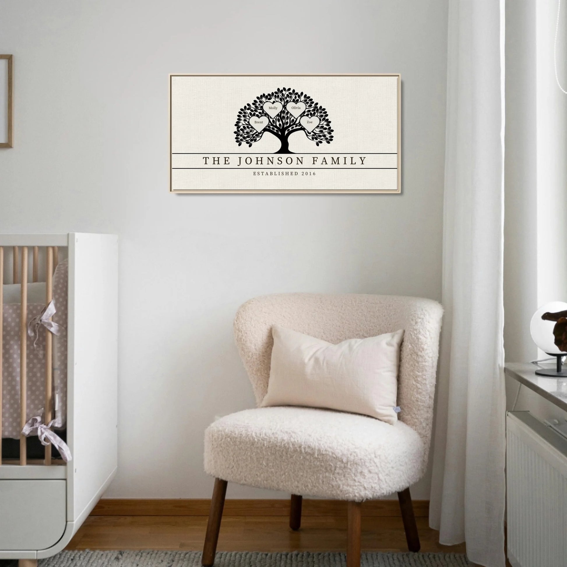 Baby Room:Nursery 2 Natural Framed