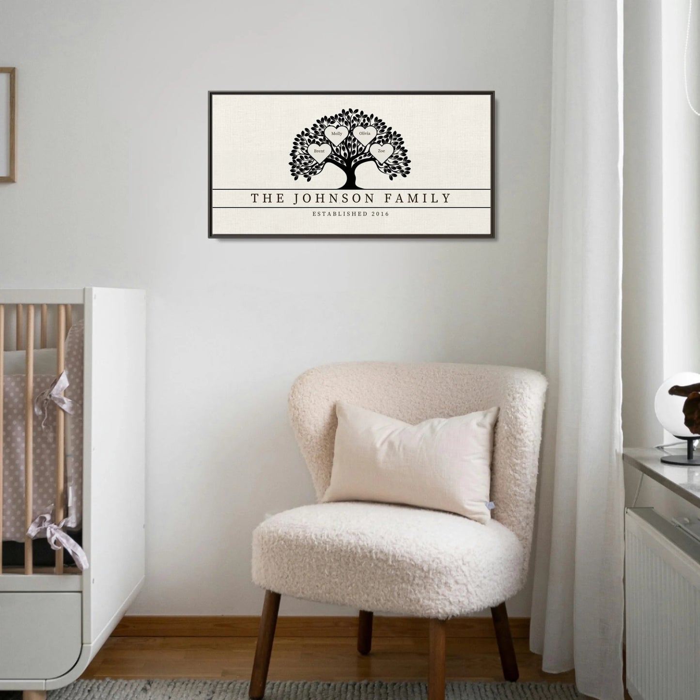 Baby Room:Nursery 2 Espresso Framed