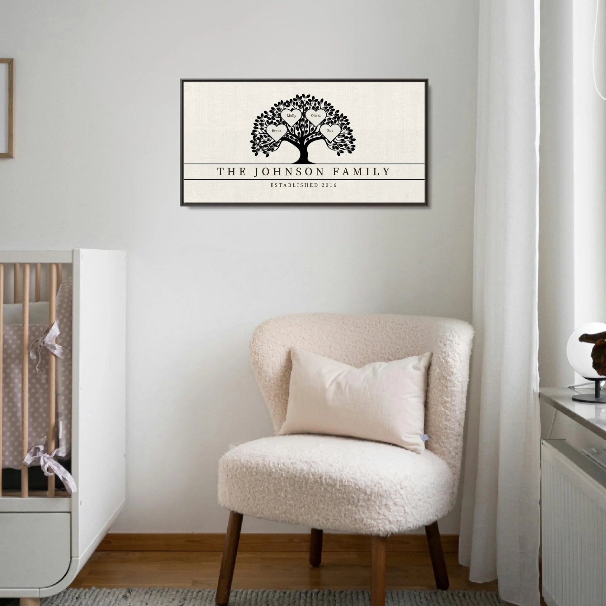 Baby Room:Nursery 2 Espresso Framed