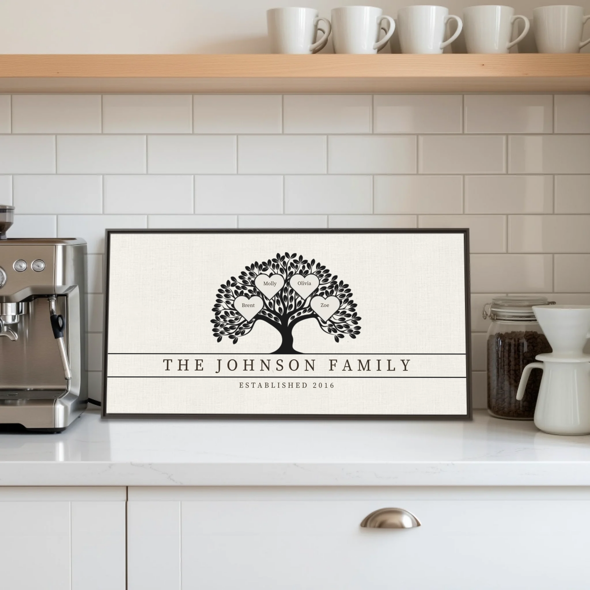 Coffee Bar:Kitchen espresso framed Wide Format 2.1
